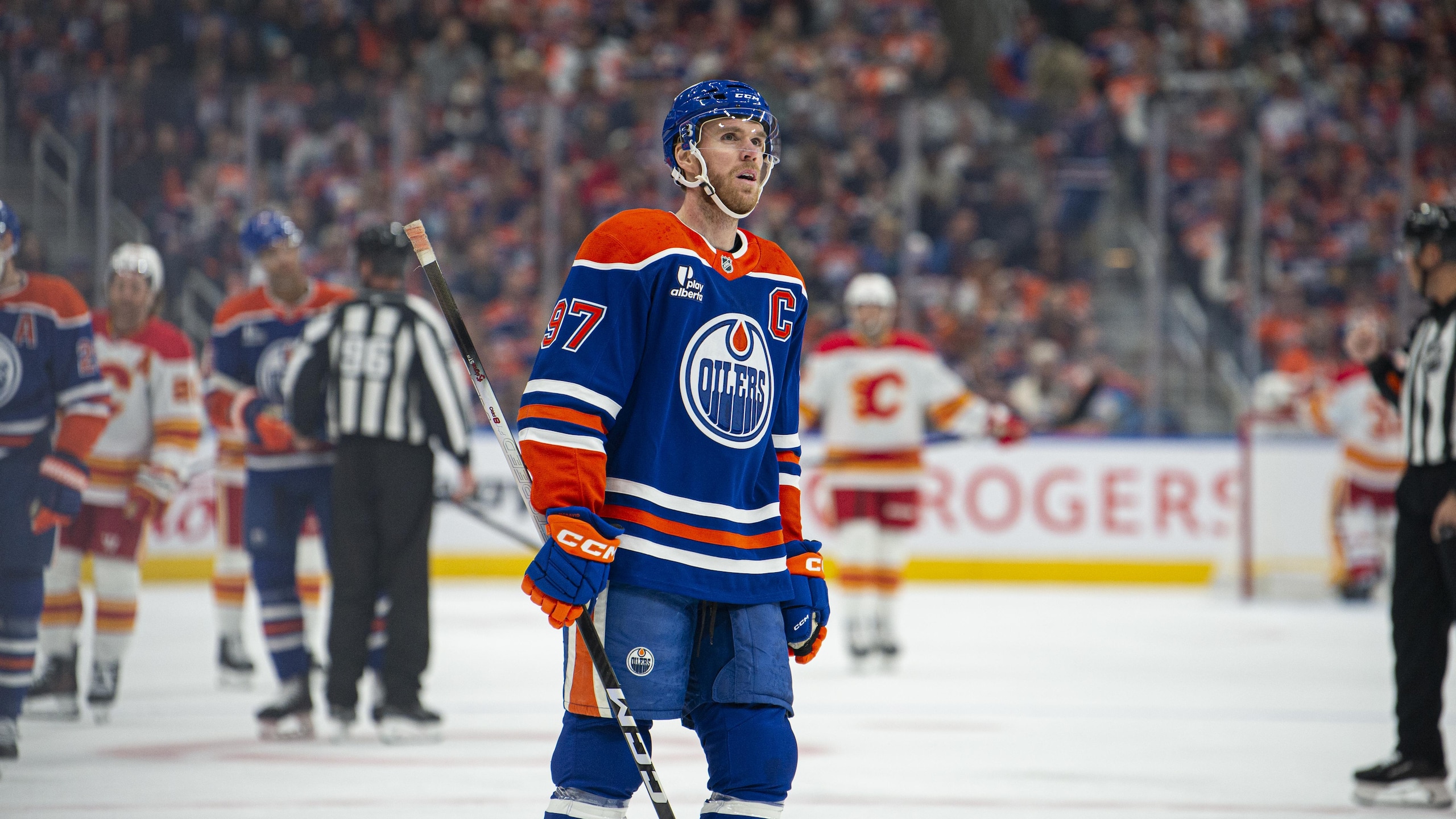 Calgary Flames v Edmonton Oilers