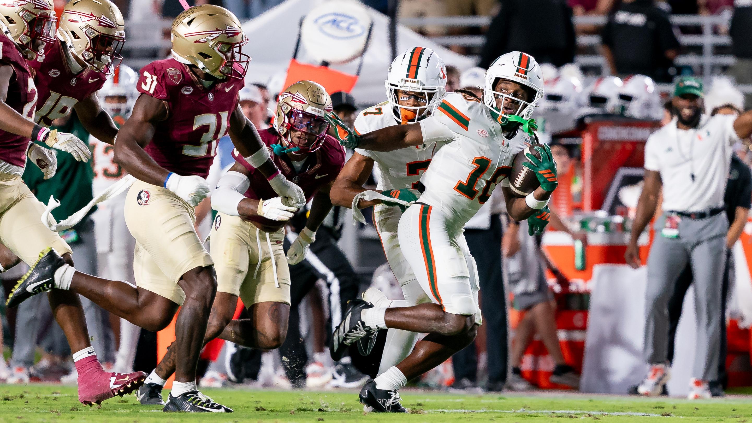 COLLEGE FOOTBALL: OCT 04 Miami at Florida State