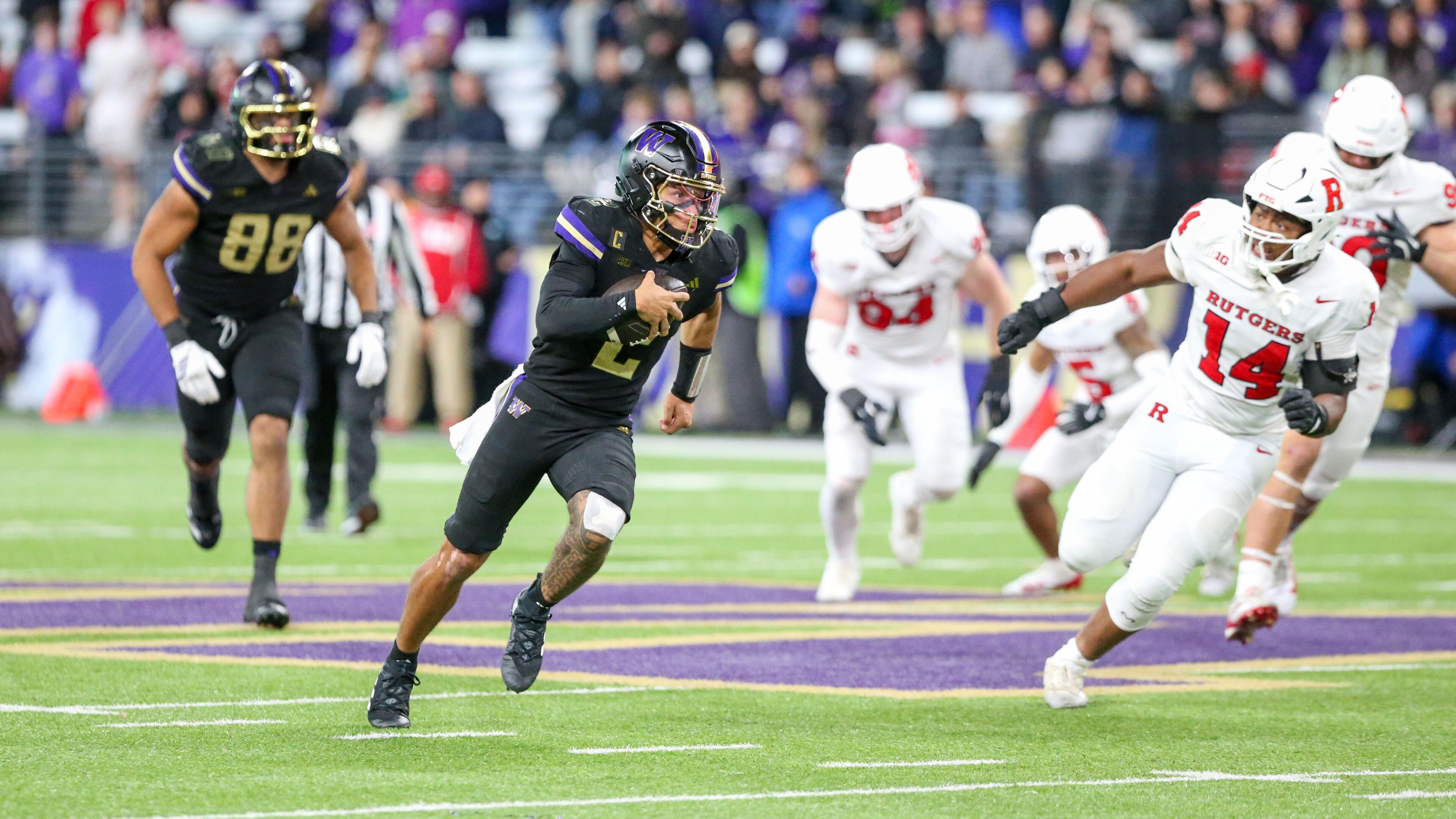 COLLEGE FOOTBALL: OCT 10 Rutgers at Washington COLLEGE FOOTBALL: OCT 10 Rutgers at Washington