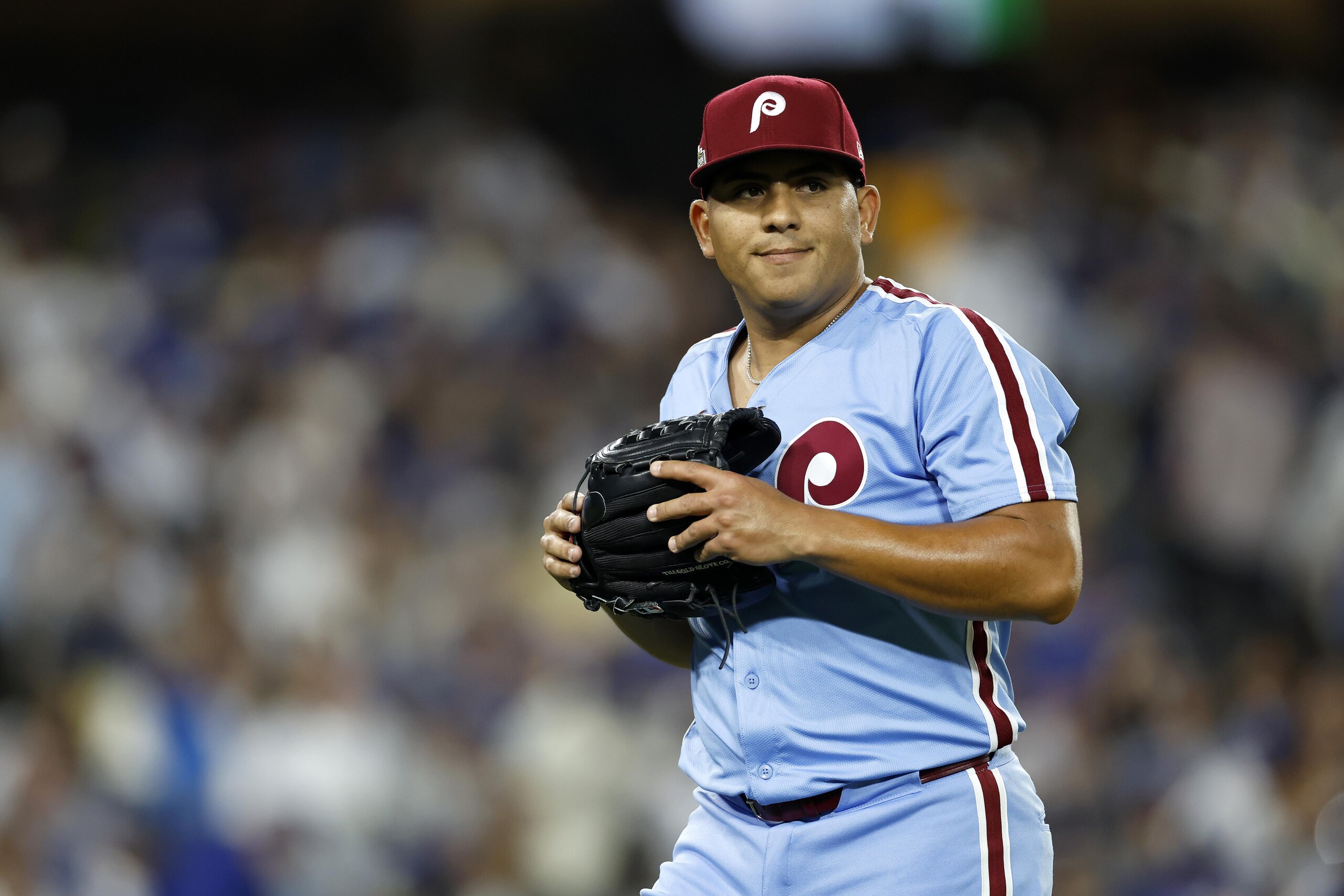 Division Series - Philadelphia Phillies v Los Angeles Dodgers - Game Three Division Series - Philadelphia Phillies v Los Angeles Dodgers - Game Three