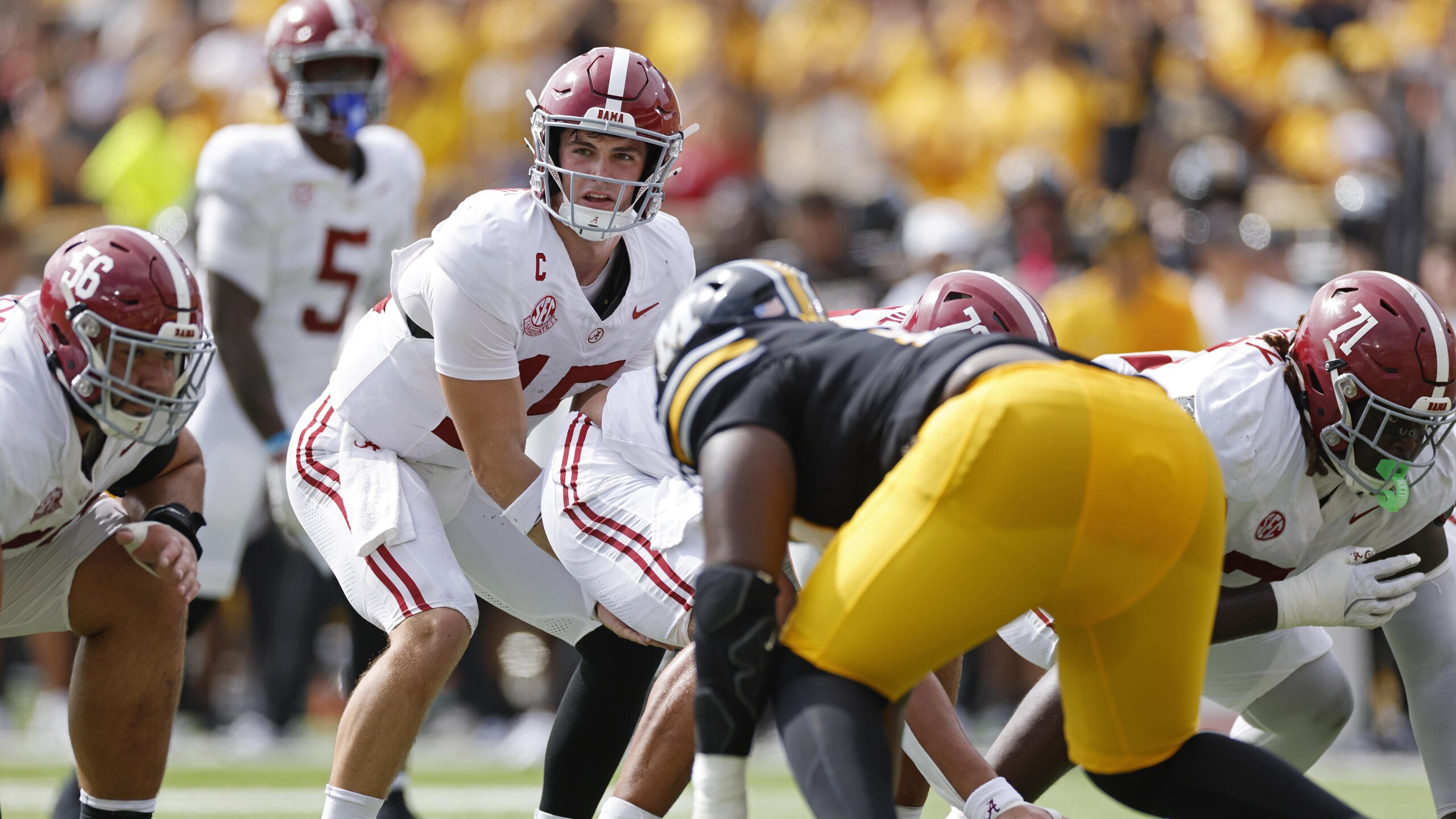 COLLEGE FOOTBALL: OCT 11 Alabama at Missouri