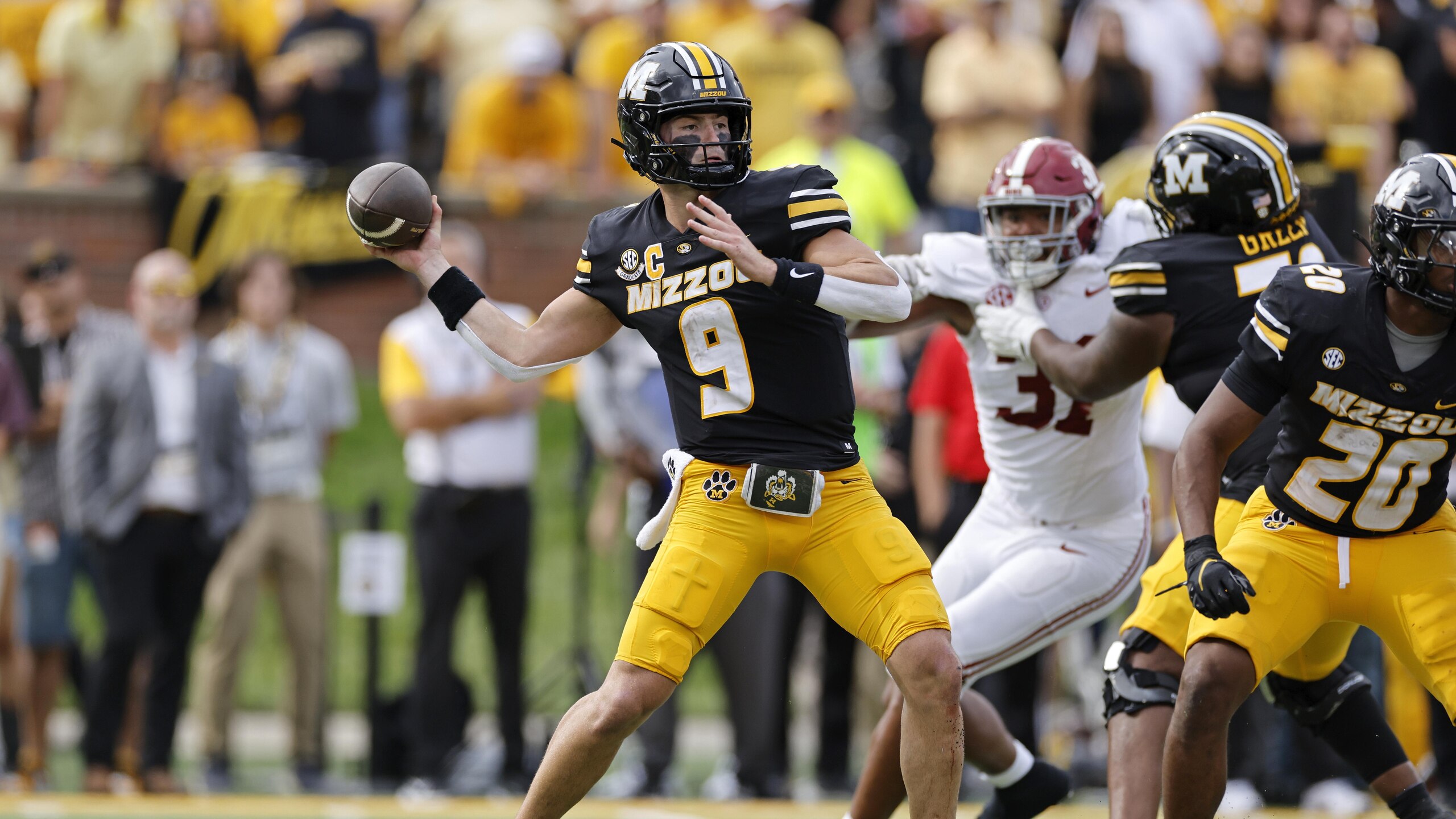 COLLEGE FOOTBALL: OCT 11 Alabama at Missouri