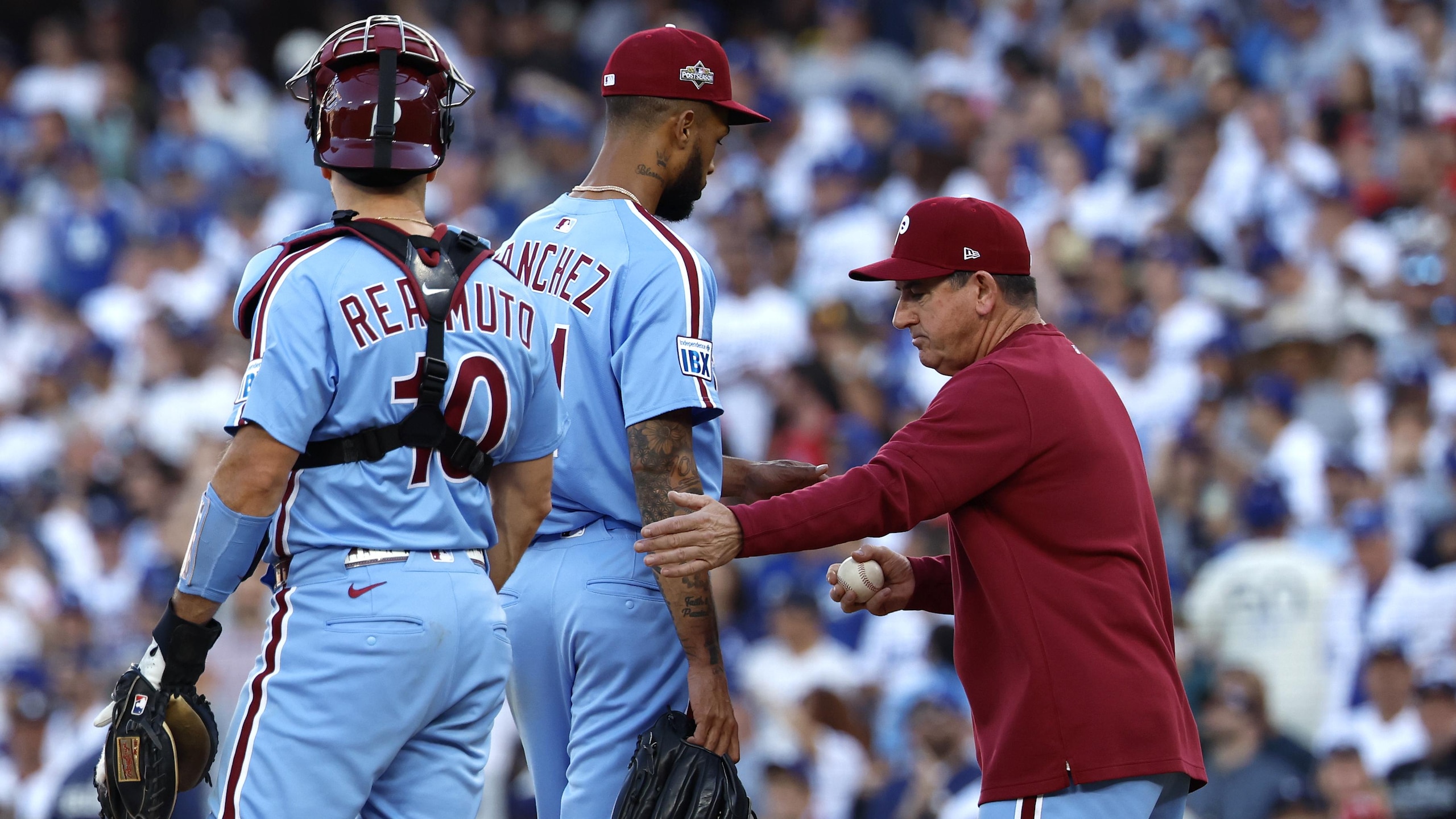 Division Series - Philadelphia Phillies v Los Angeles Dodgers - Game Four