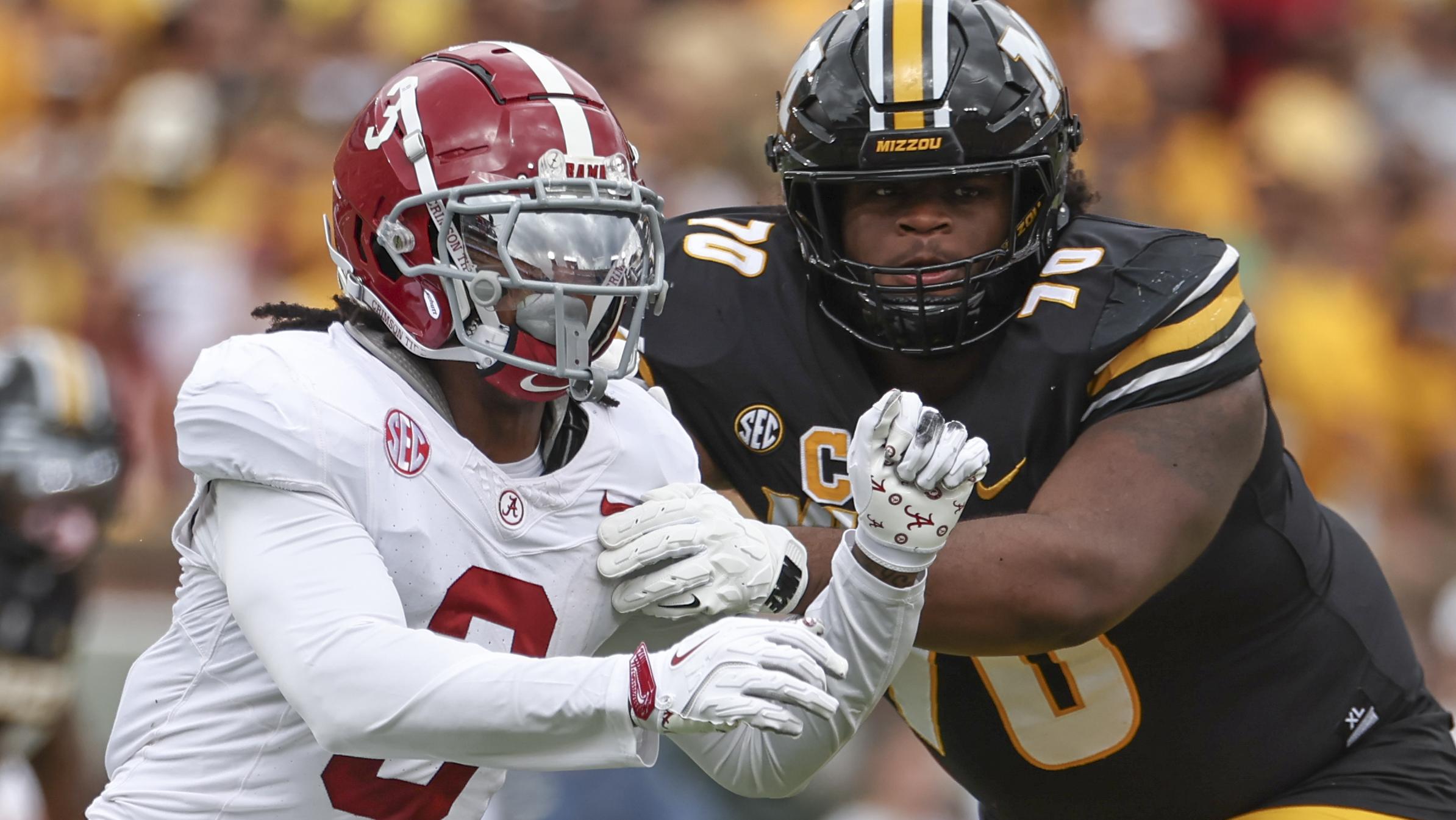 COLLEGE FOOTBALL: OCT 11 Alabama at Missouri