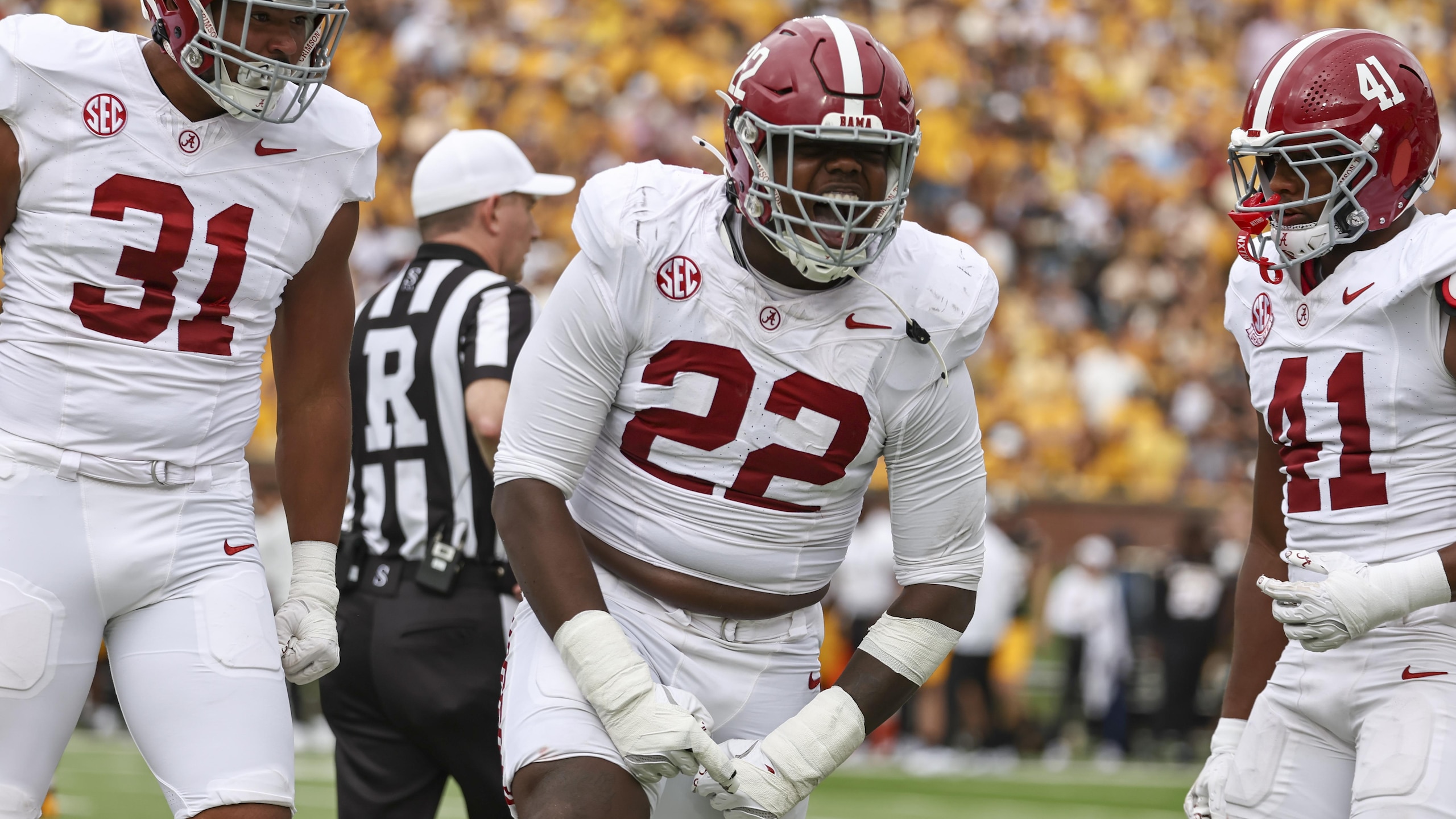 COLLEGE FOOTBALL: OCT 11 Alabama at Missouri COLLEGE FOOTBALL: OCT 11 Alabama at Missouri