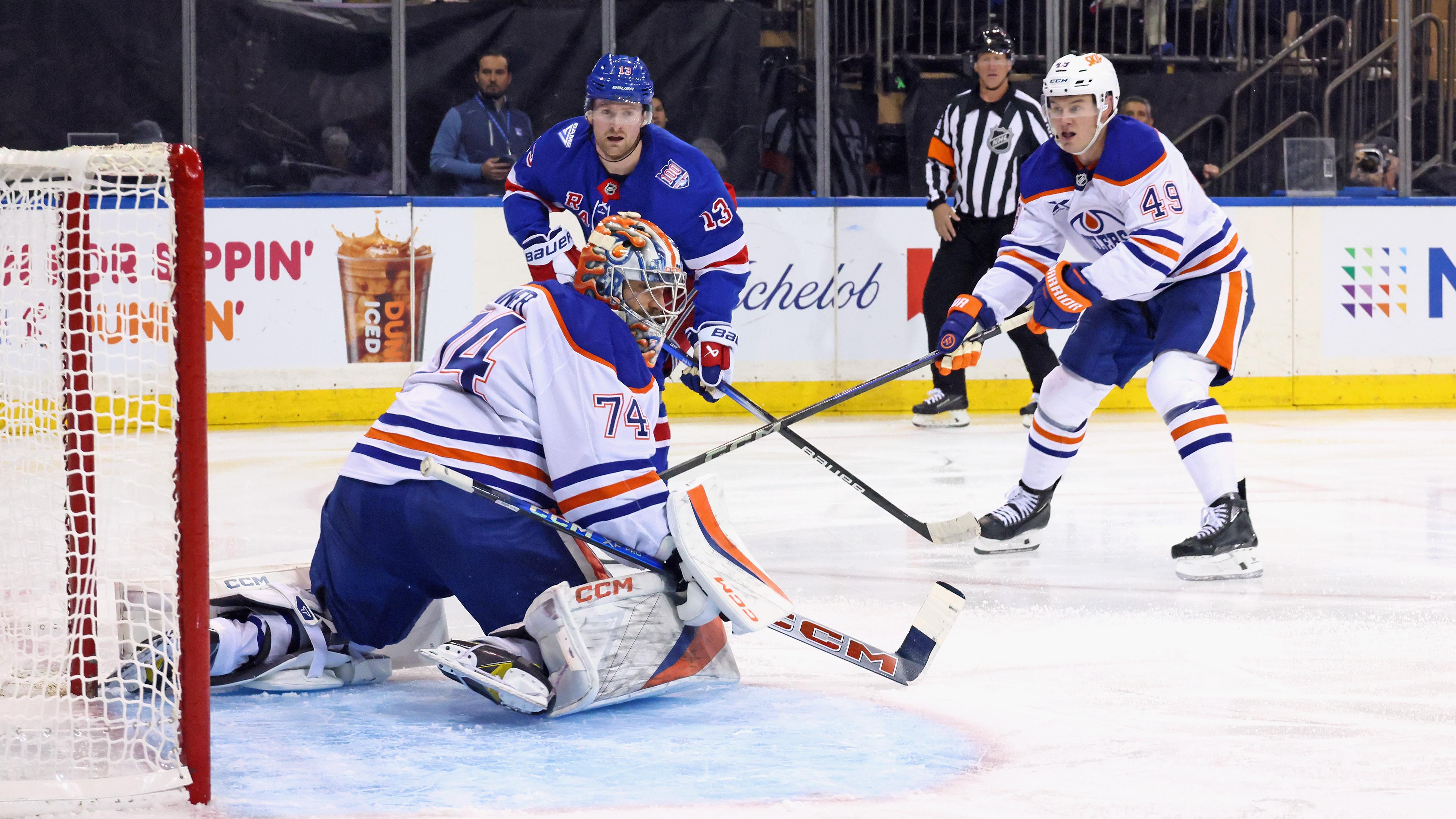 Edmonton Oilers v New York Rangers