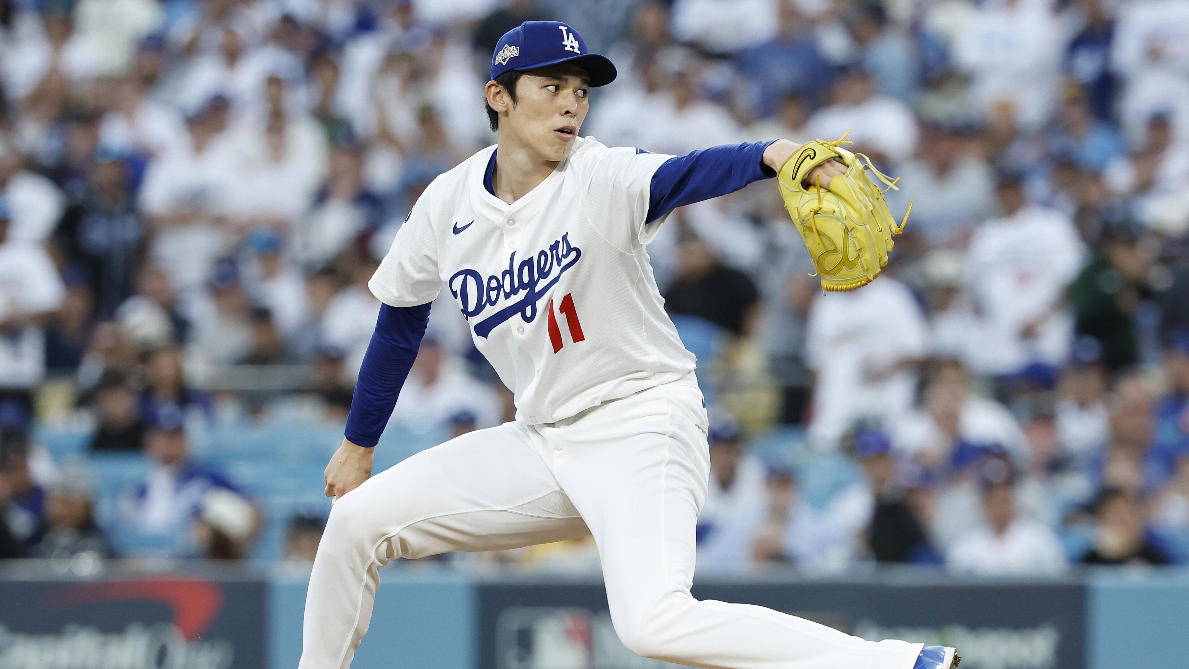 National League Championship Series - Milwaukee Brewers v Los Angeles Dodgers - Game Three National League Championship Series - Milwaukee Brewers v Los Angeles Dodgers - Game Three