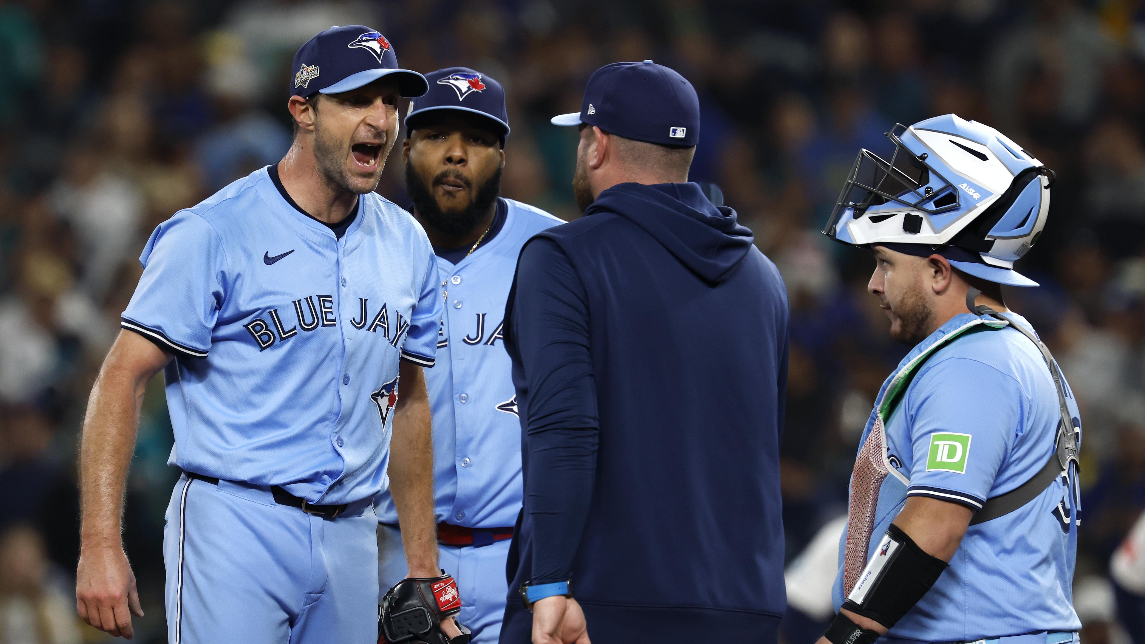 American League Championship Series - Toronto Blue Jay v Seattle Mariners - Game Four American League Championship Series - Toronto Blue Jay v Seattle Mariners - Game Four