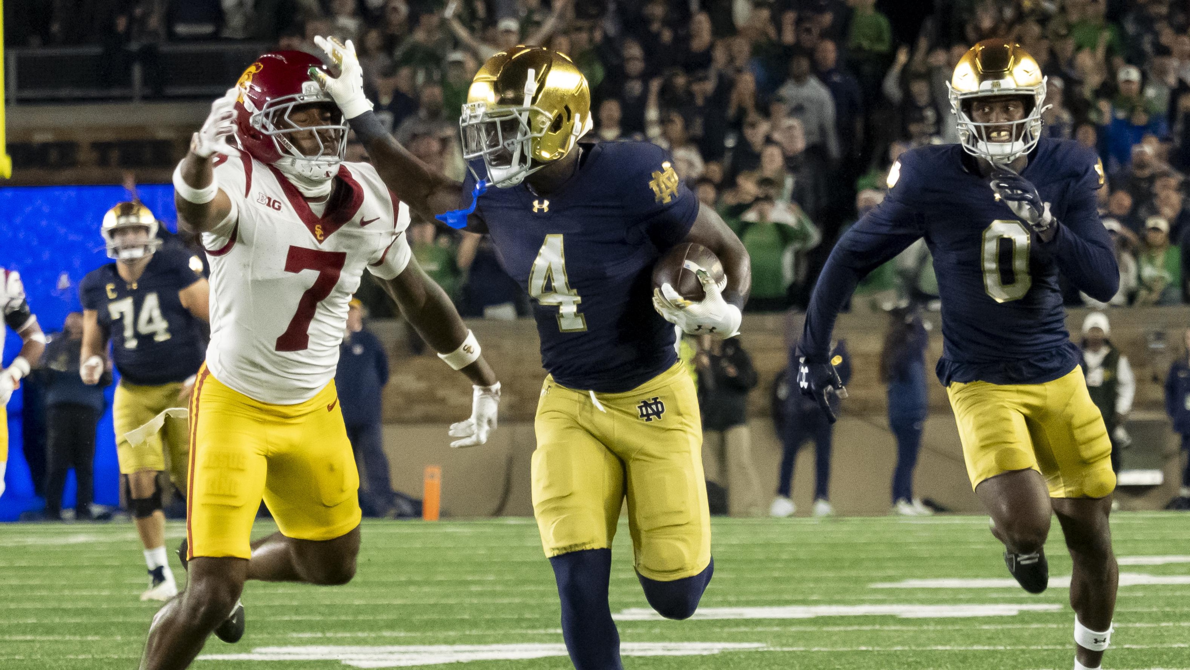 COLLEGE FOOTBALL: OCT 18 USC at Notre Dame COLLEGE FOOTBALL: OCT 18 USC at Notre Dame