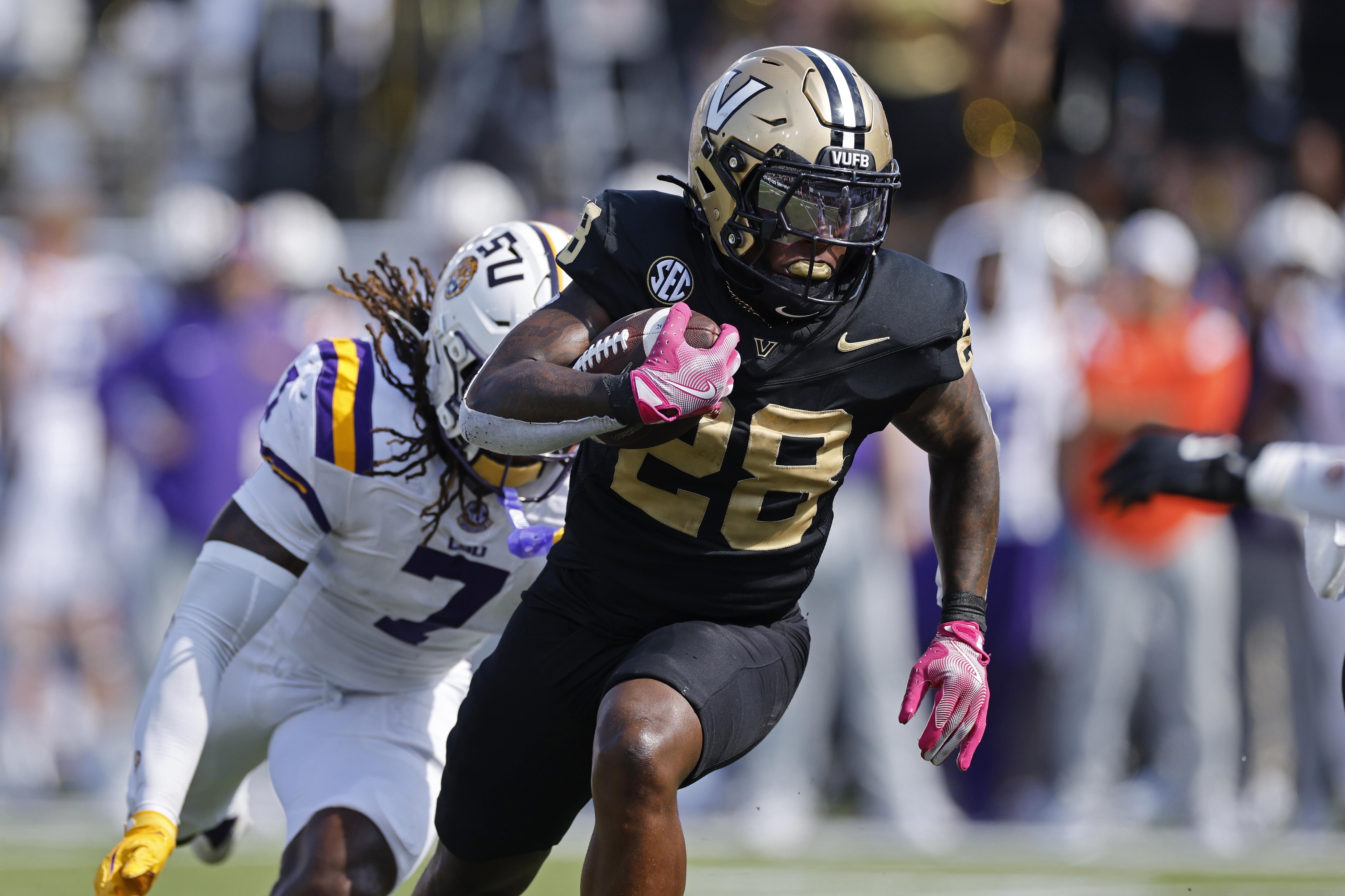 COLLEGE FOOTBALL: OCT 18 LSU at Vanderbilt