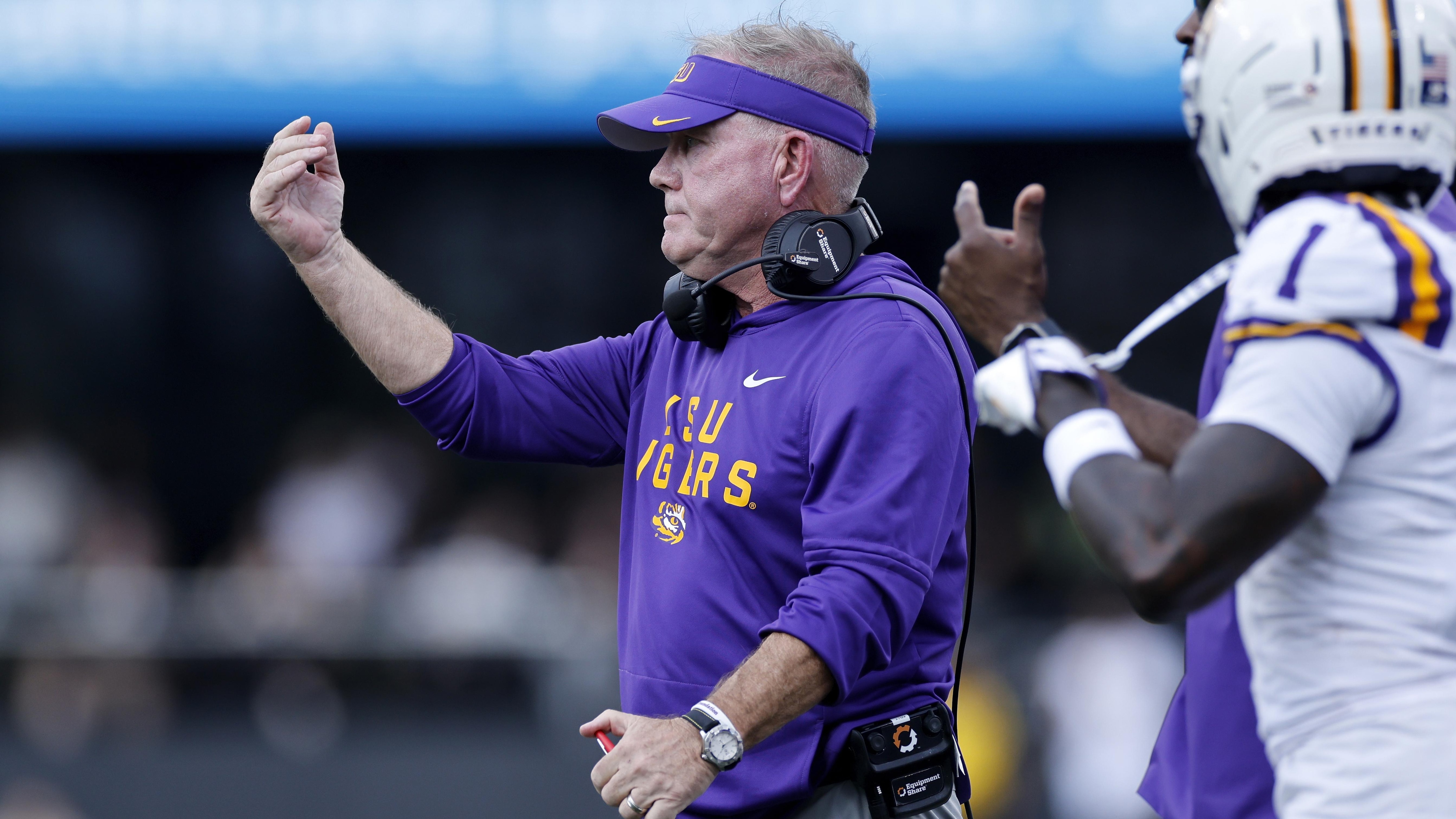 COLLEGE FOOTBALL: OCT 18 LSU at Vanderbilt