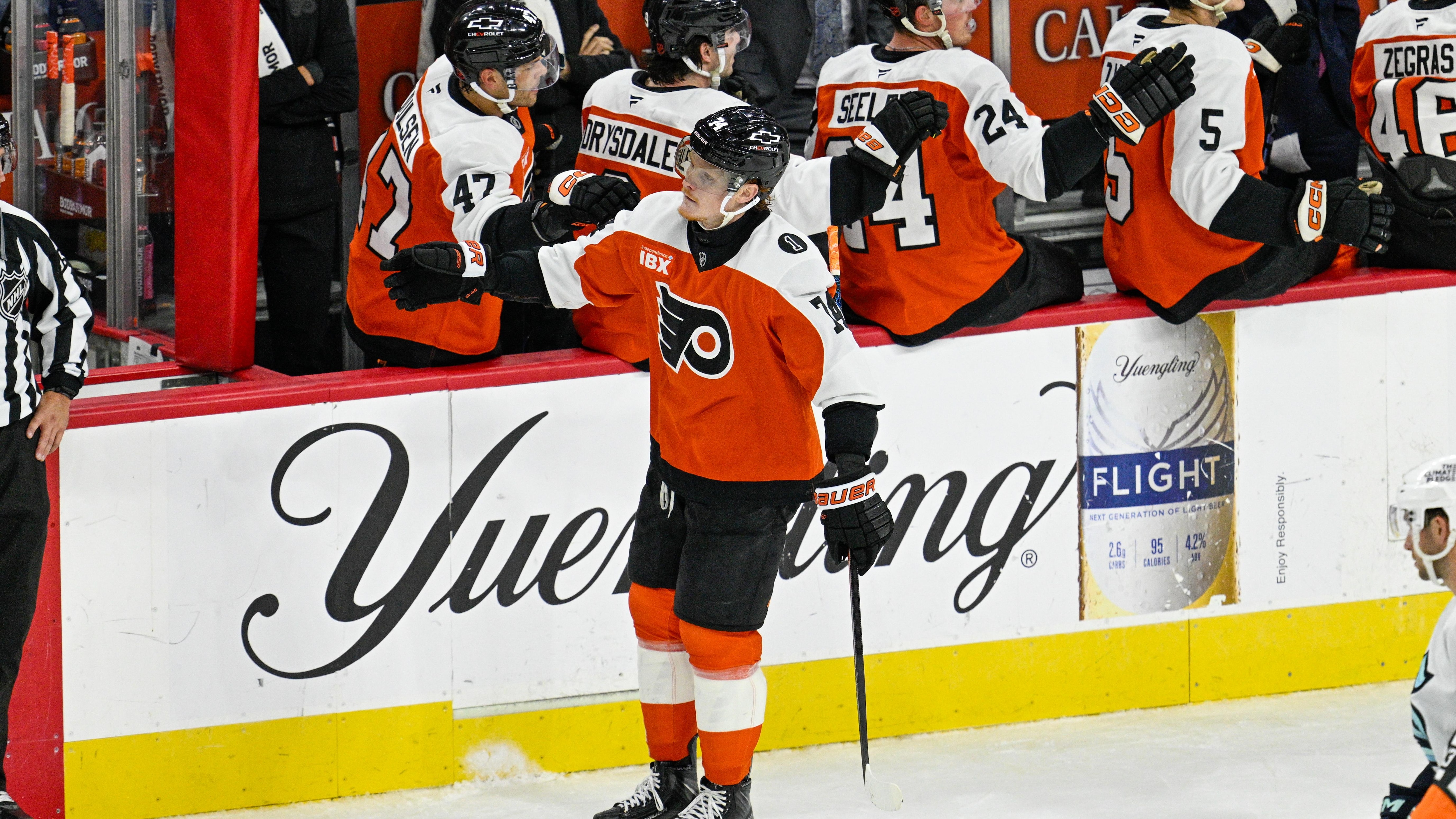 NHL: OCT 20 Kraken at Flyers