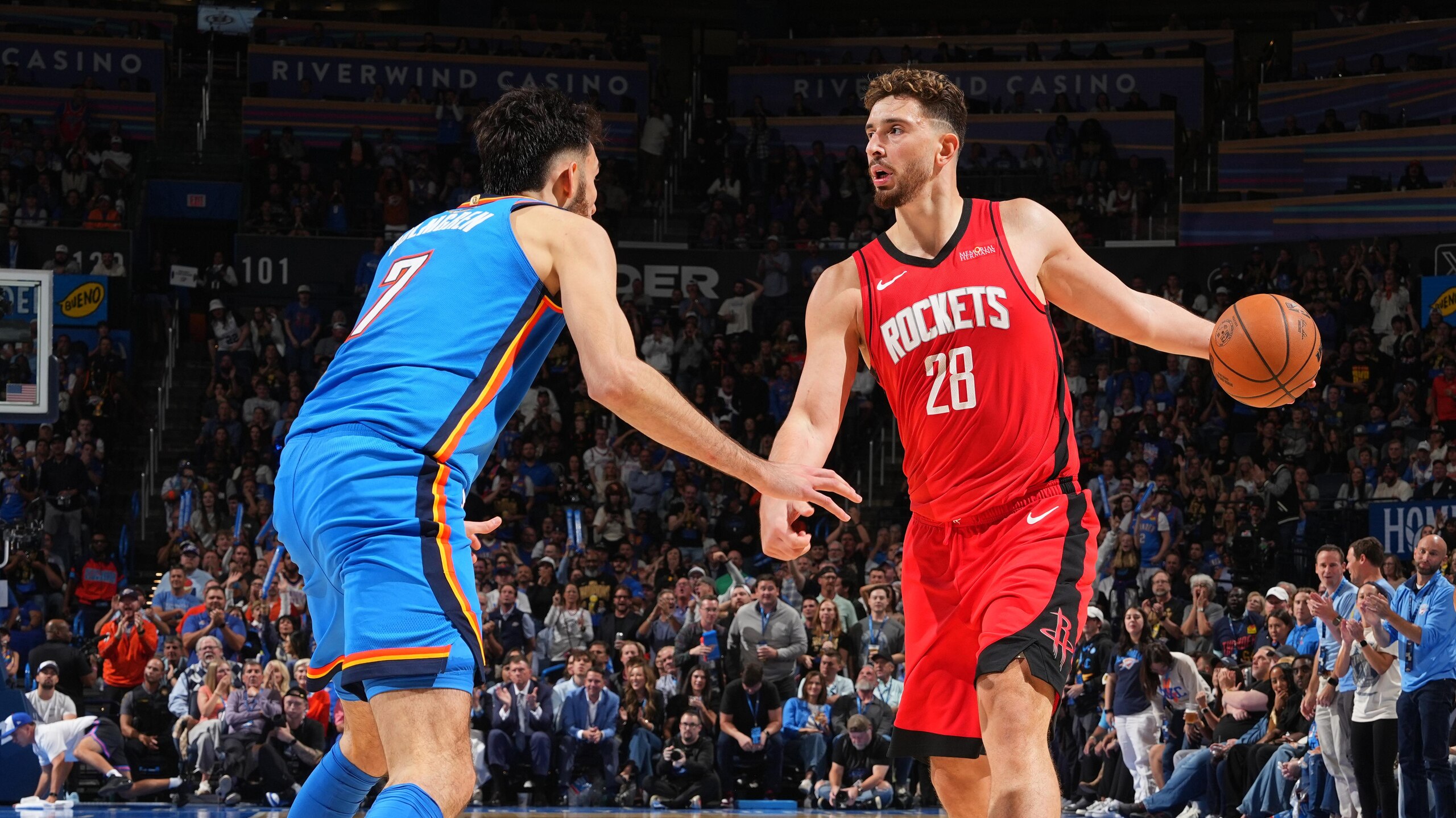 Houston Rockets v Oklahoma City Thunder Houston Rockets v Oklahoma City Thunder