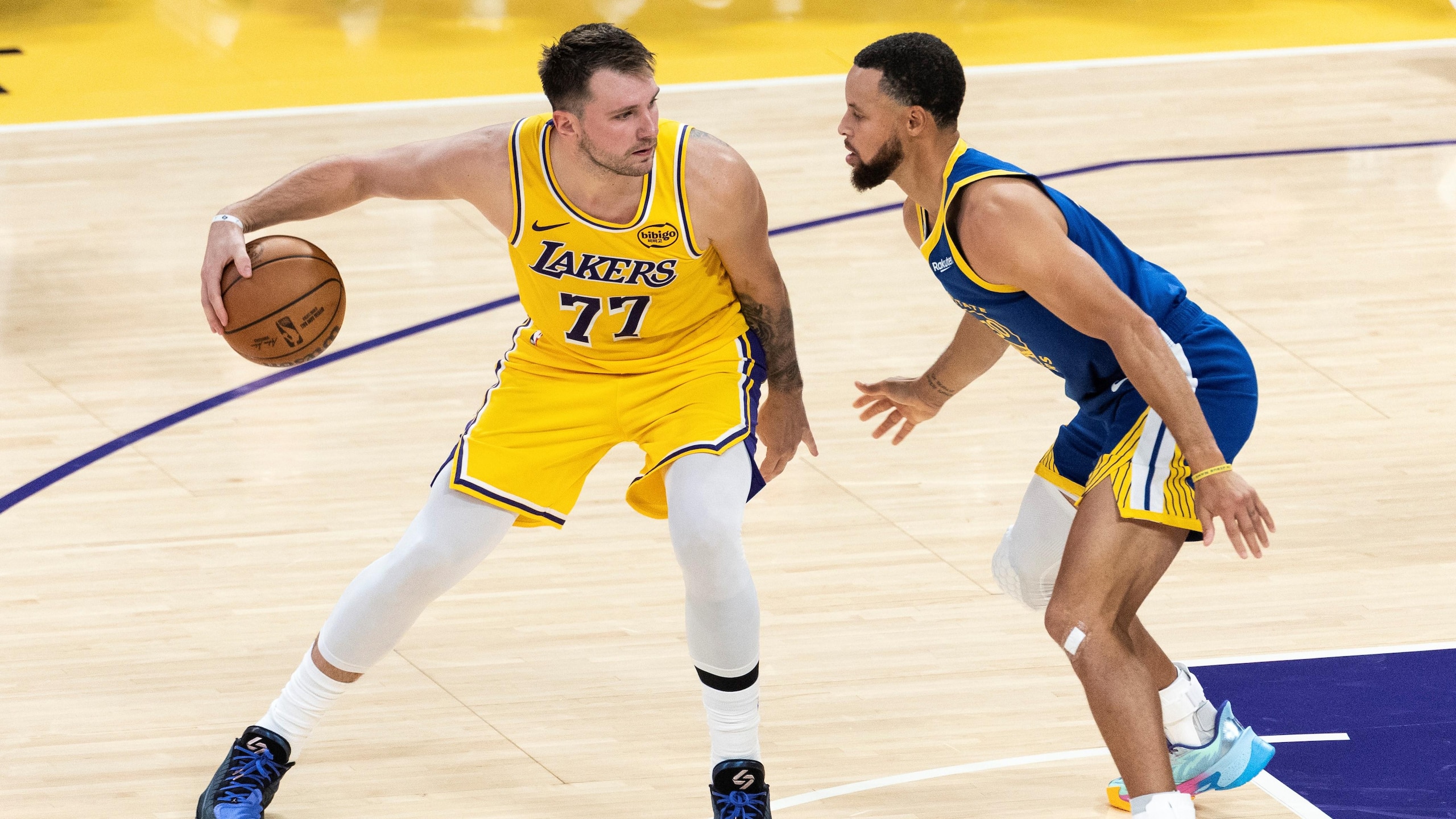 U.S.-LOS ANGELES-BASKETBALL-NBA-LAKERS VS WARRIORS
