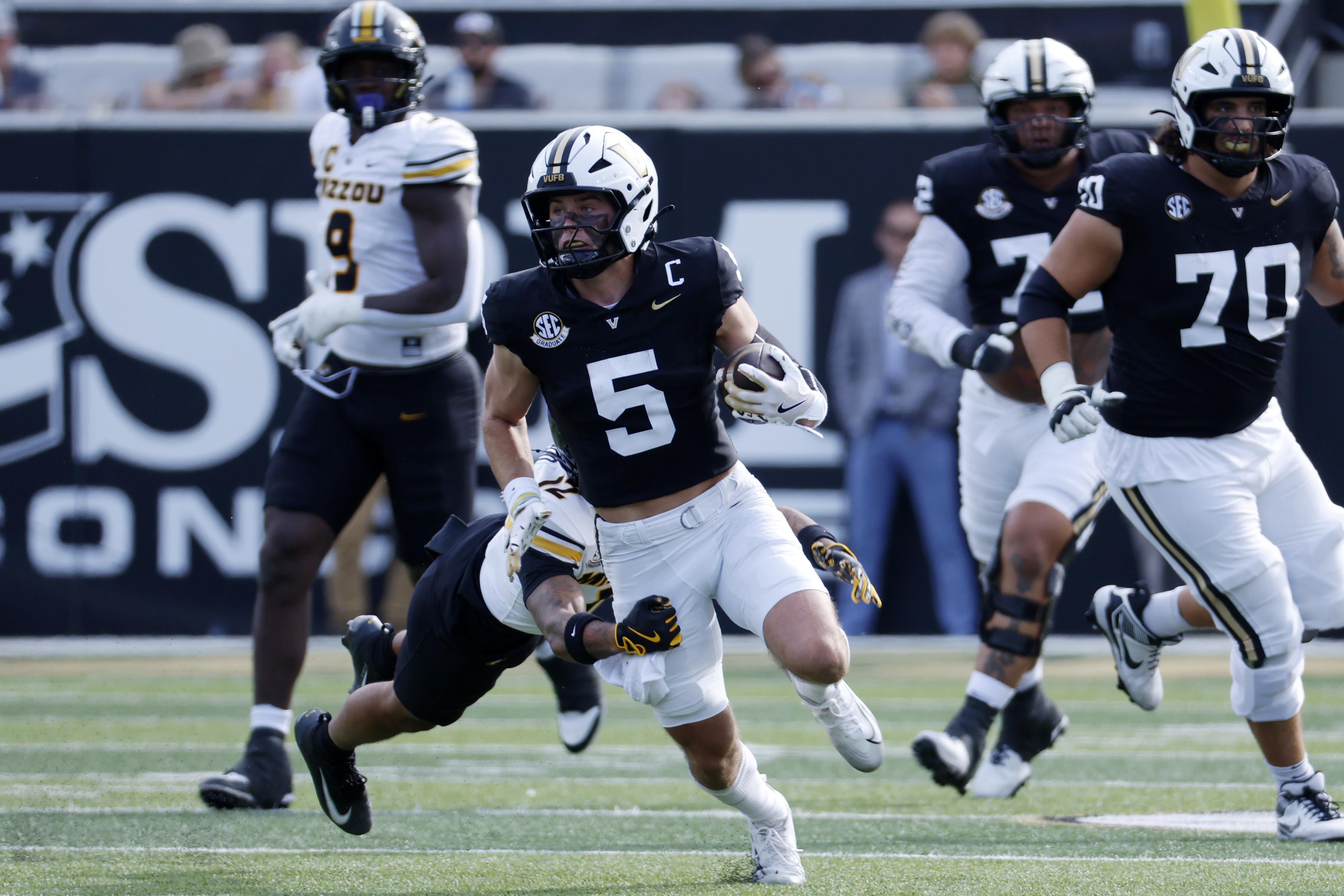 COLLEGE FOOTBALL: OCT 25 Missouri at Vanderbilt