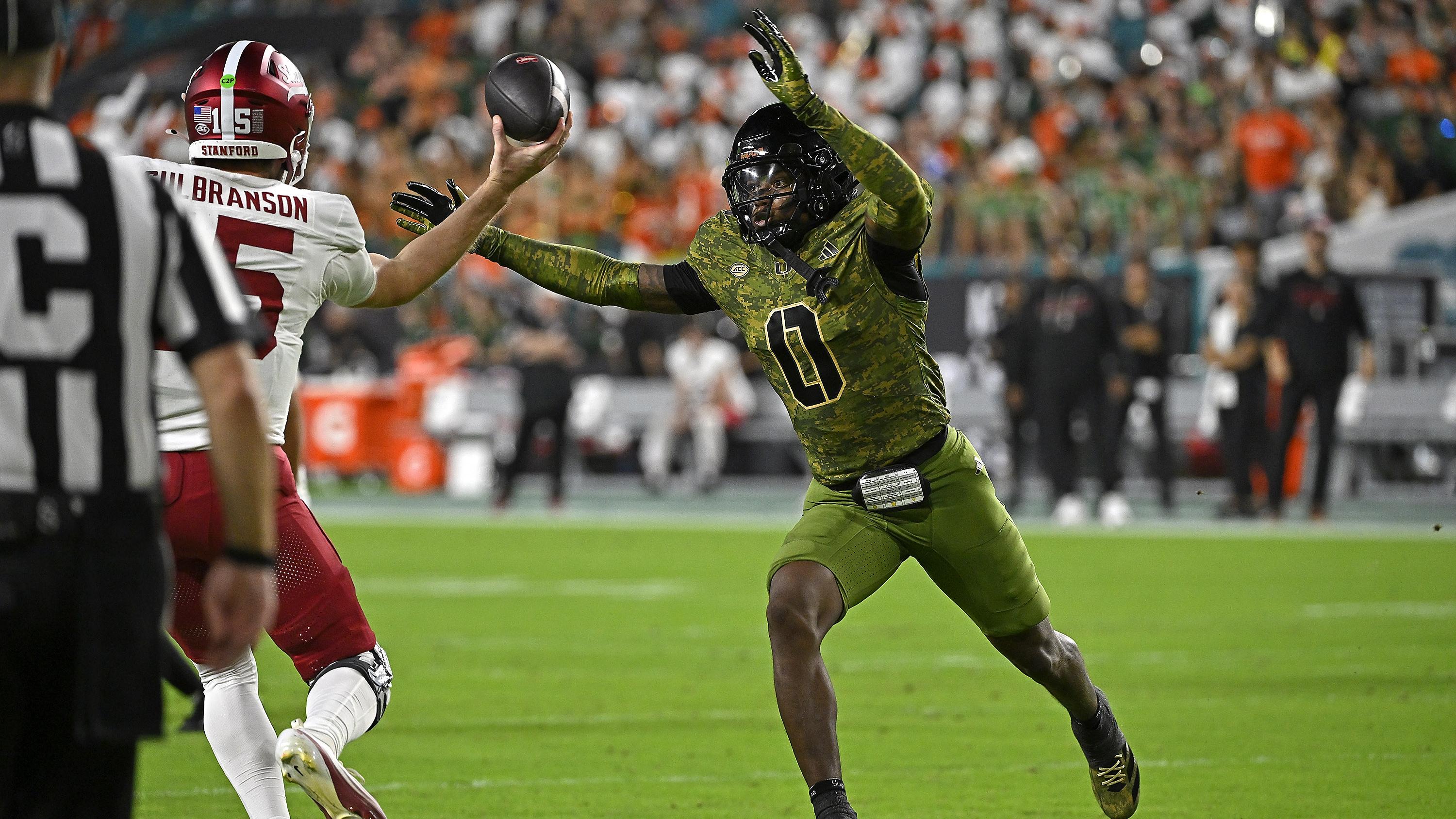 COLLEGE FOOTBALL: OCT 25 Stanford at Miami