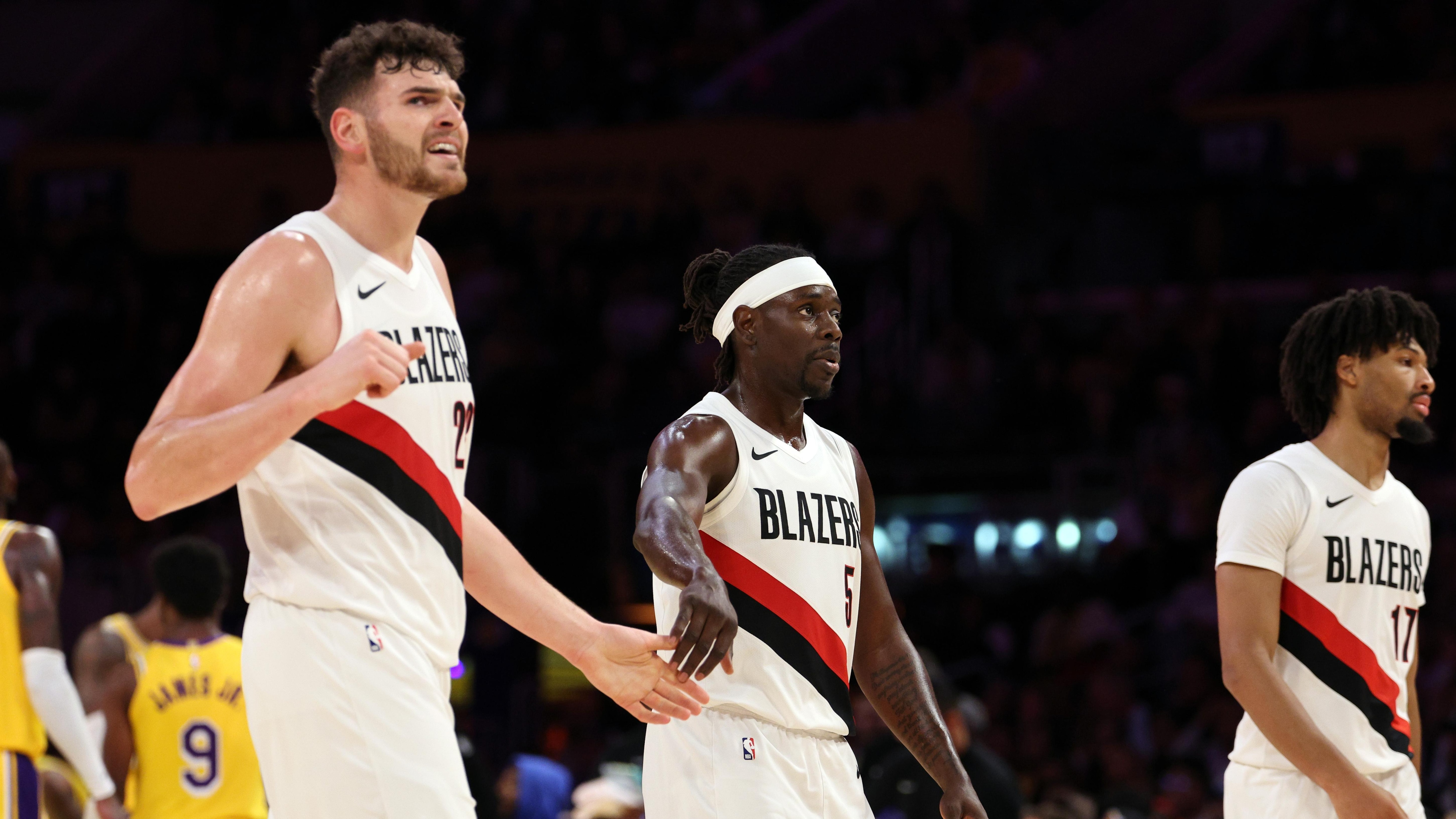 Portland Trail Blazers v Los Angeles Lakers