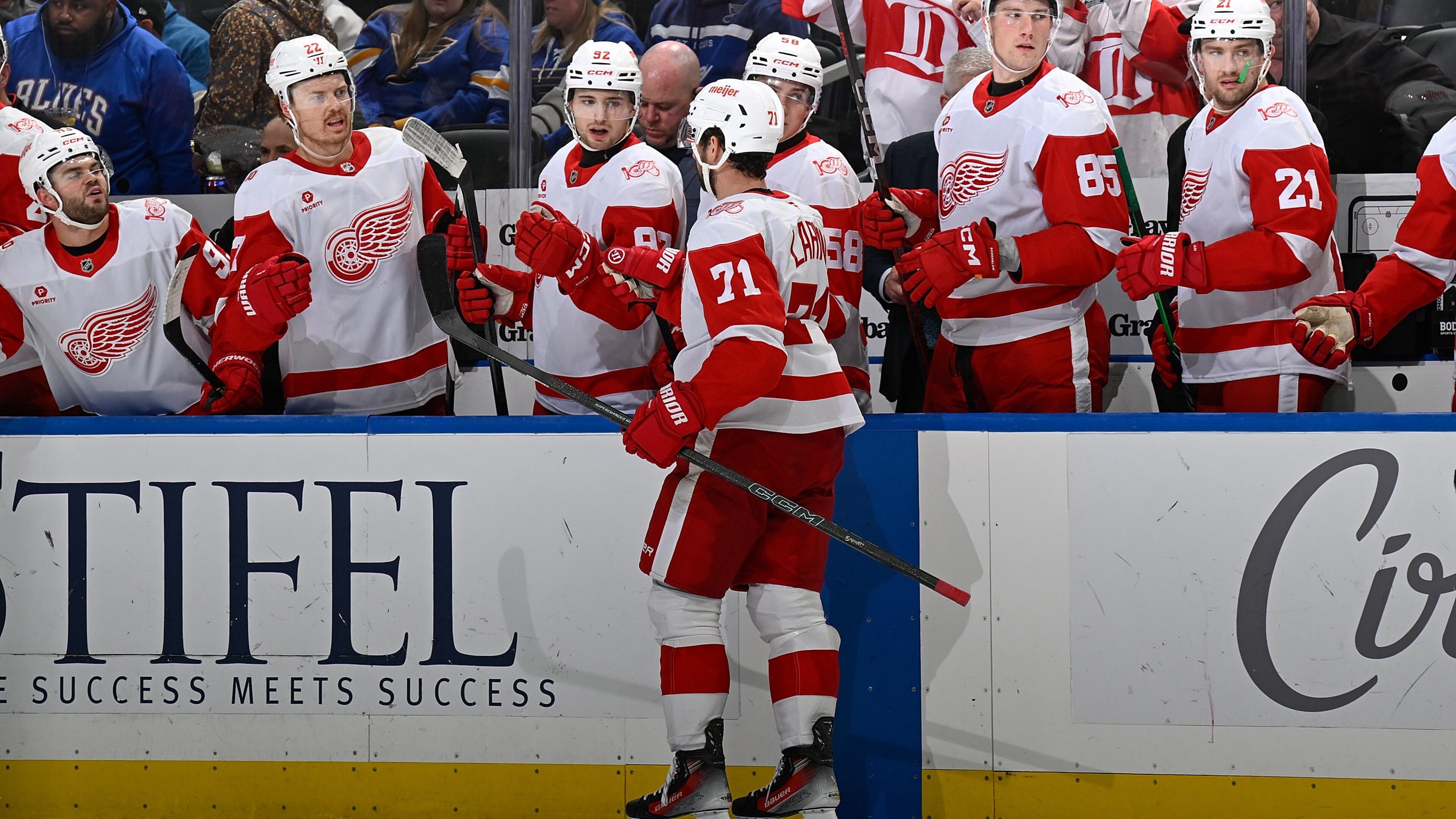Detroit Red Wings v St. Louis Blues Detroit Red Wings v St. Louis Blues