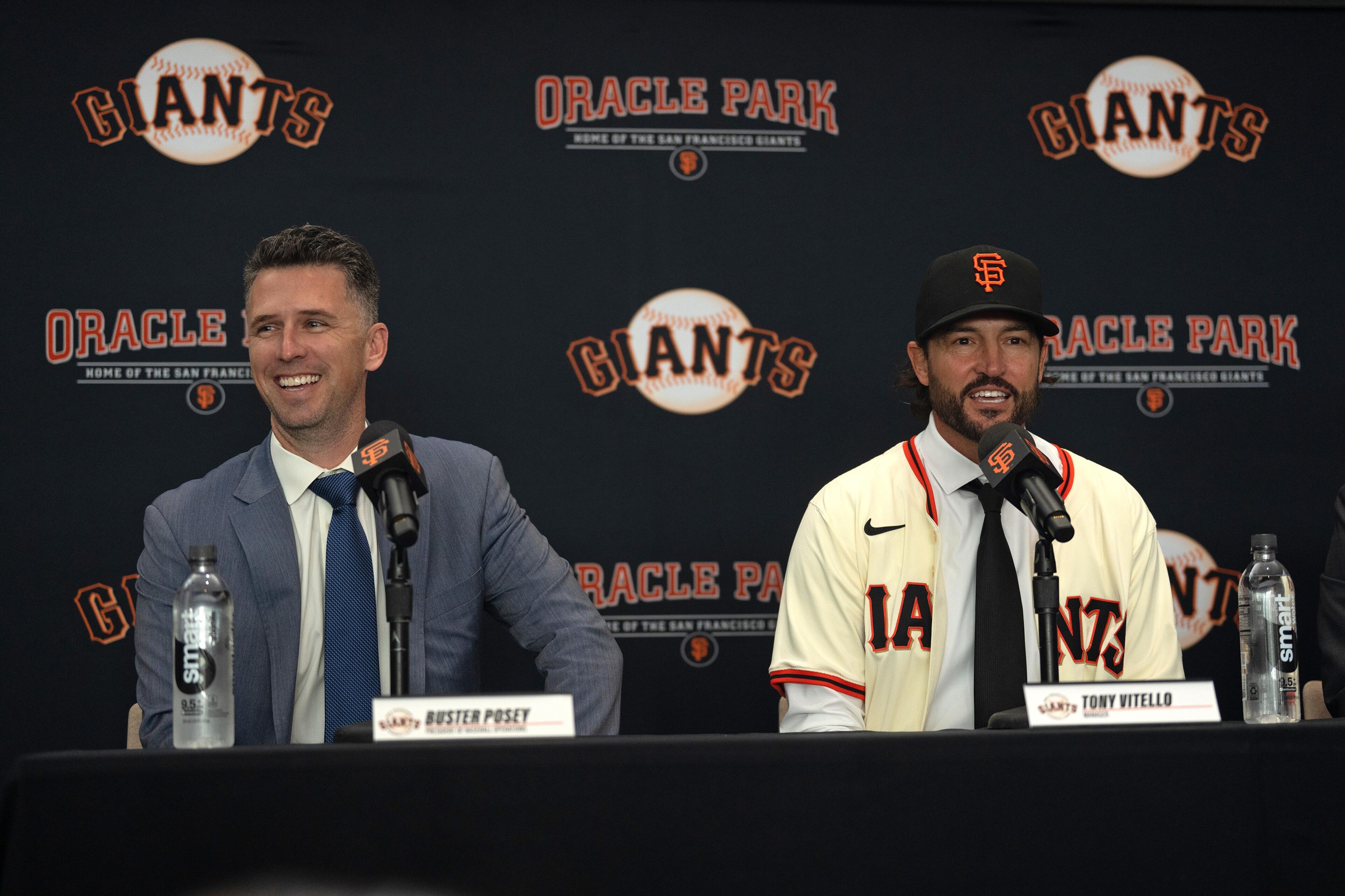 San Francisco Giants Introduce Manager Tony Vitello San Francisco Giants Introduce Manager Tony Vitello