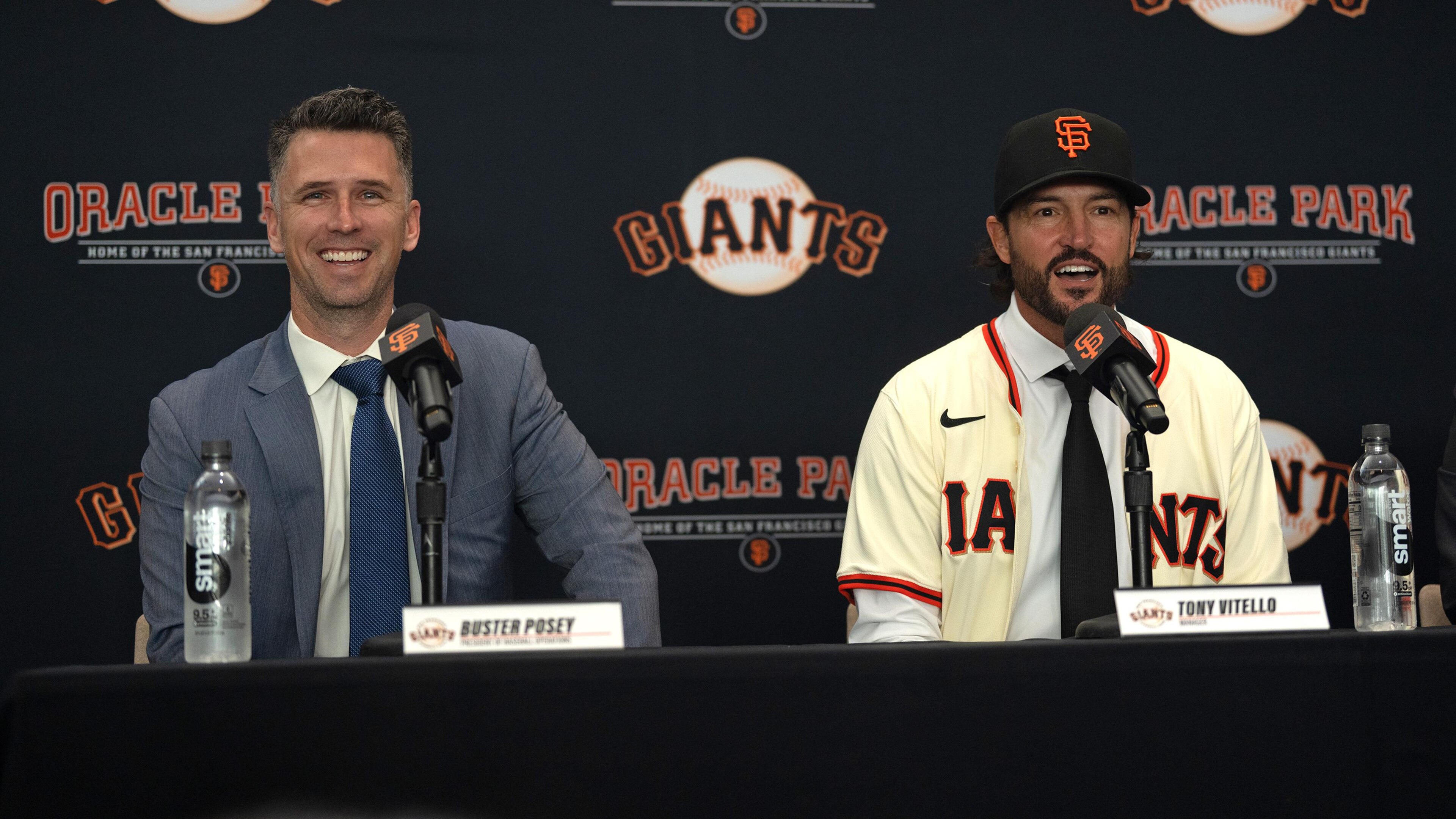San Francisco Giants Introduce Manager Tony Vitello San Francisco Giants Introduce Manager Tony Vitello