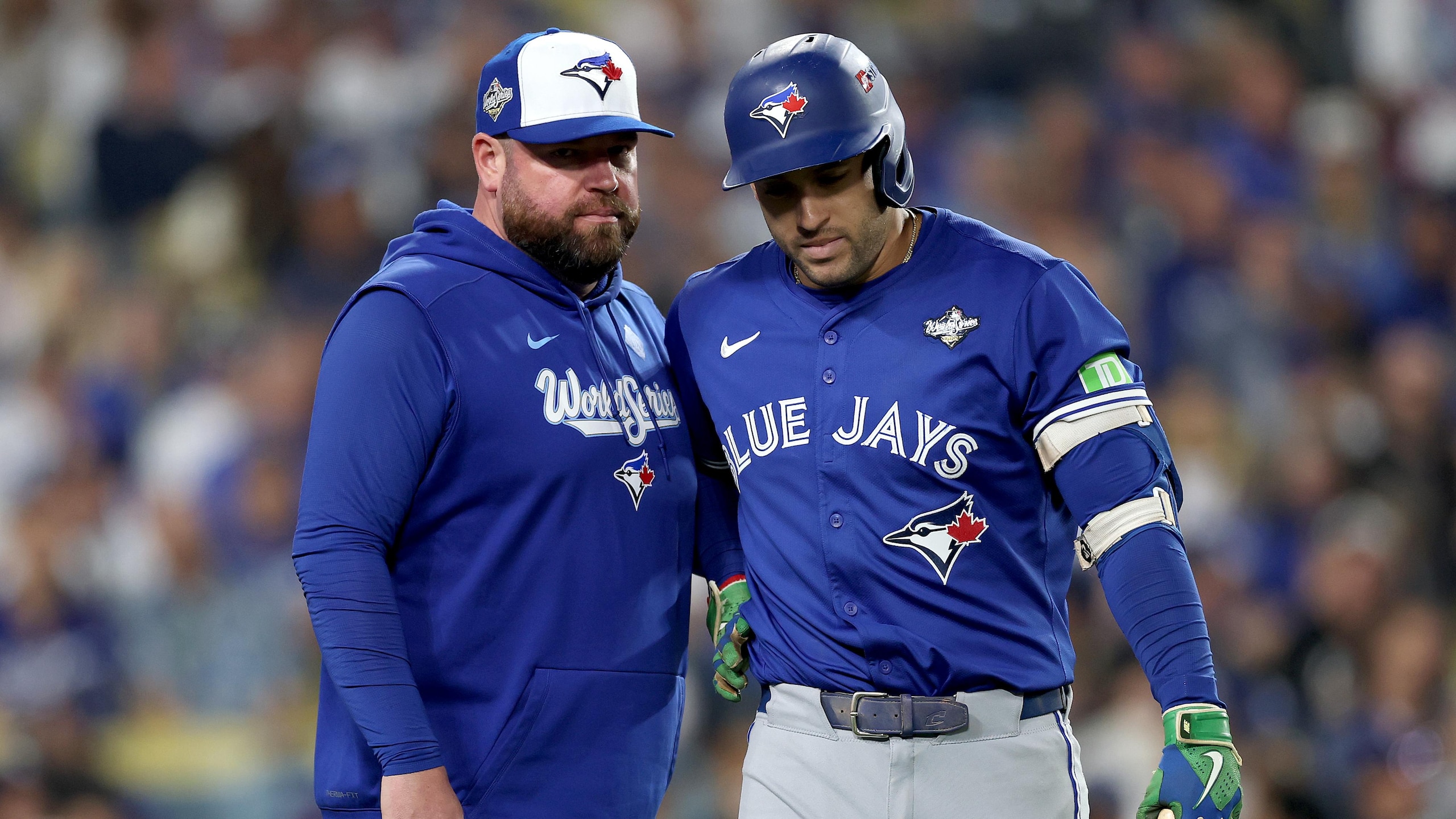 World Series - Toronto Blue Jays v Los Angeles Dodgers - Game Three World Series - Toronto Blue Jays v Los Angeles Dodgers - Game Three