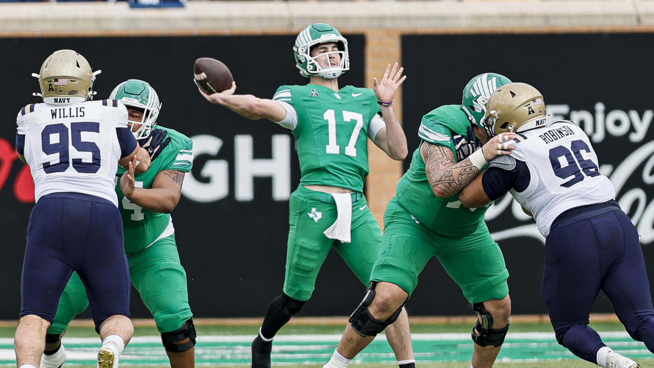 COLLEGE FOOTBALL: NOV 01 Navy at North Texas