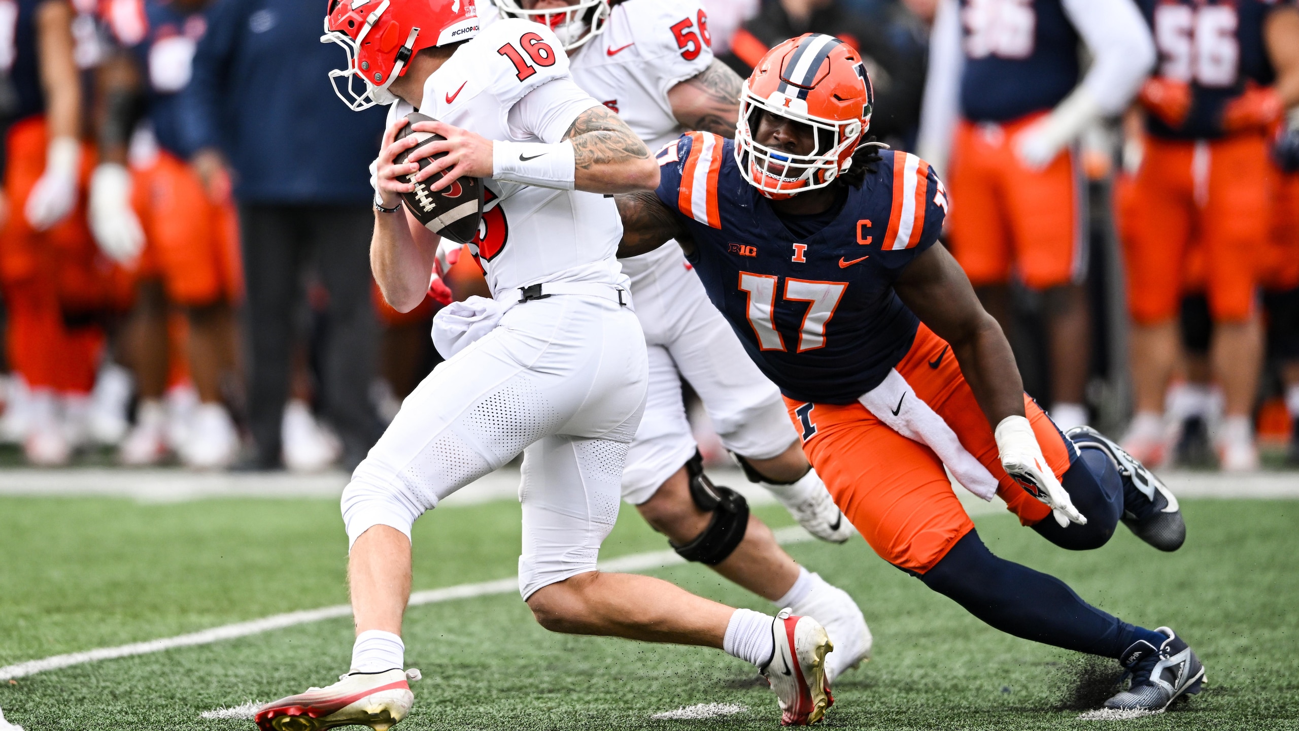 COLLEGE FOOTBALL: NOV 01 Rutgers at Illinois