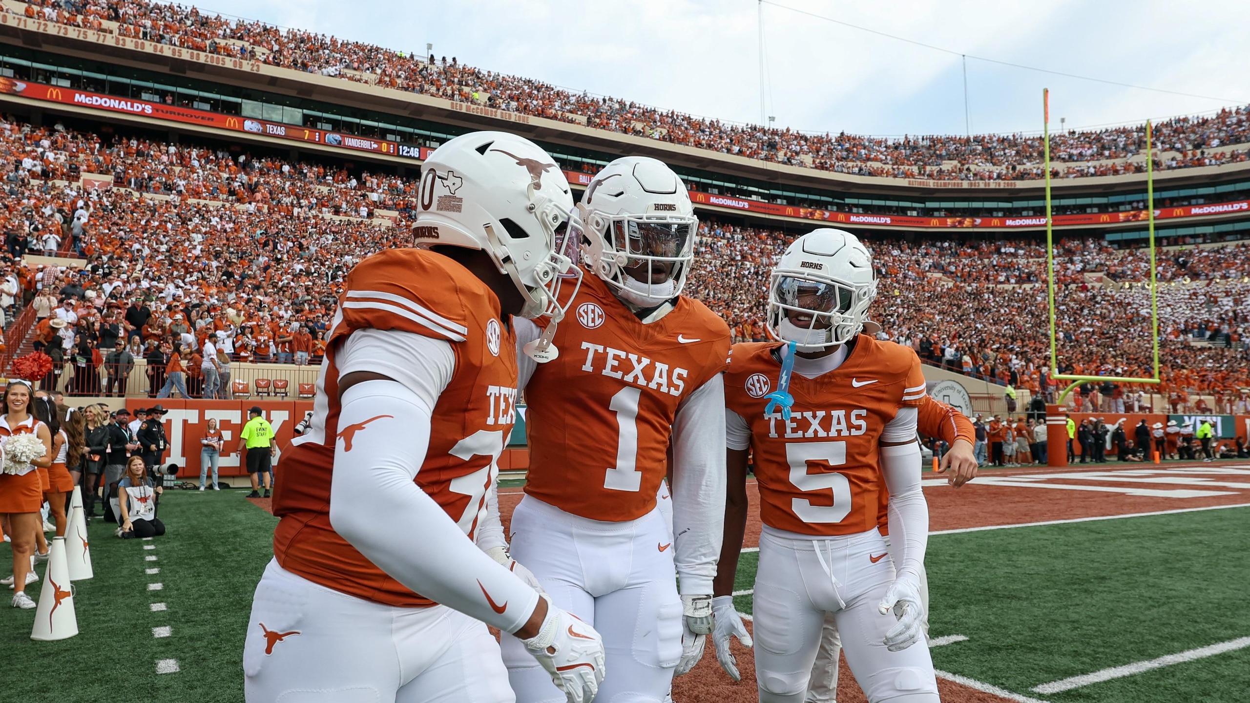 COLLEGE FOOTBALL: NOV 01 Vanderbilt at Texas