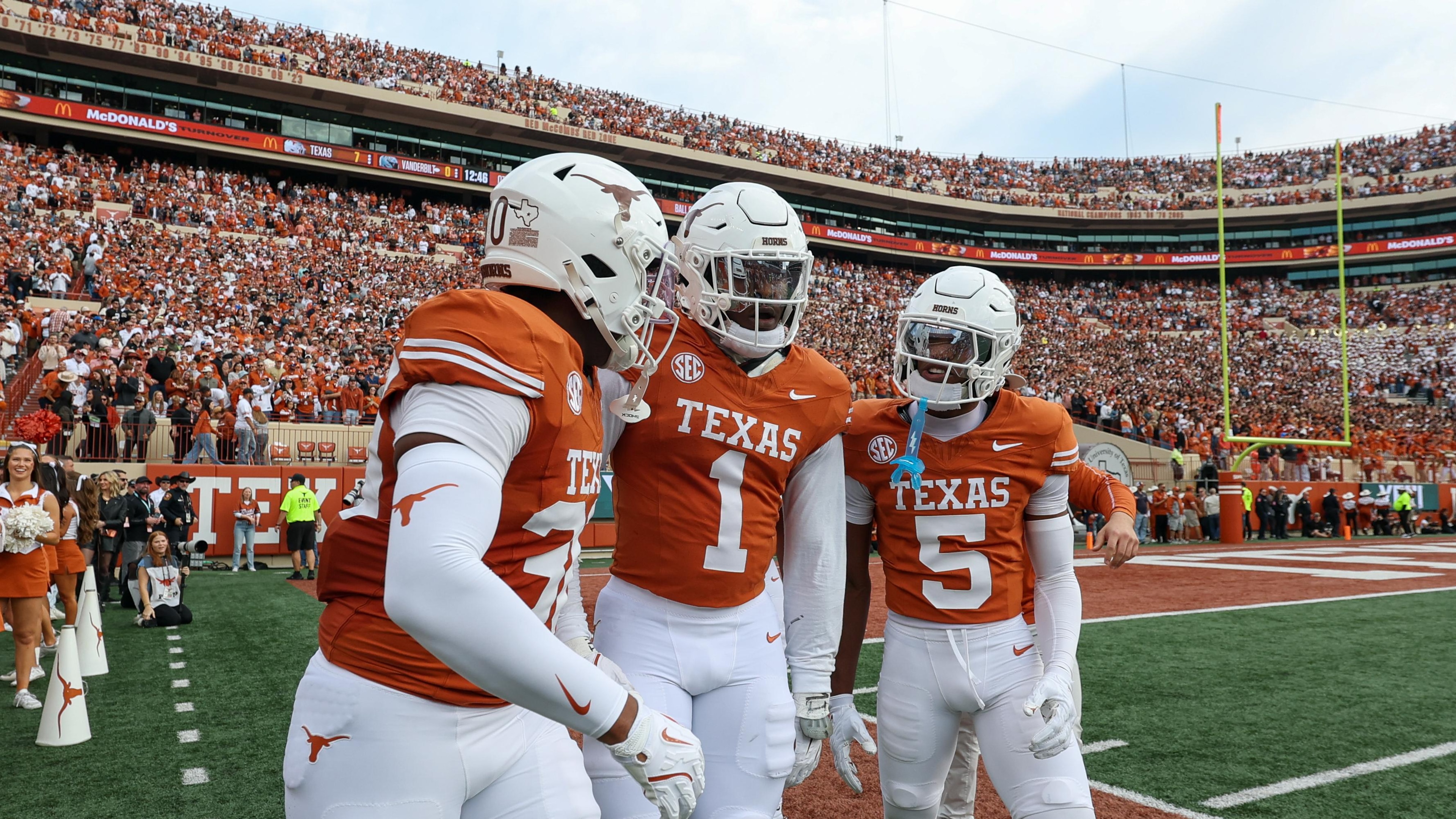 COLLEGE FOOTBALL: NOV 01 Vanderbilt at Texas