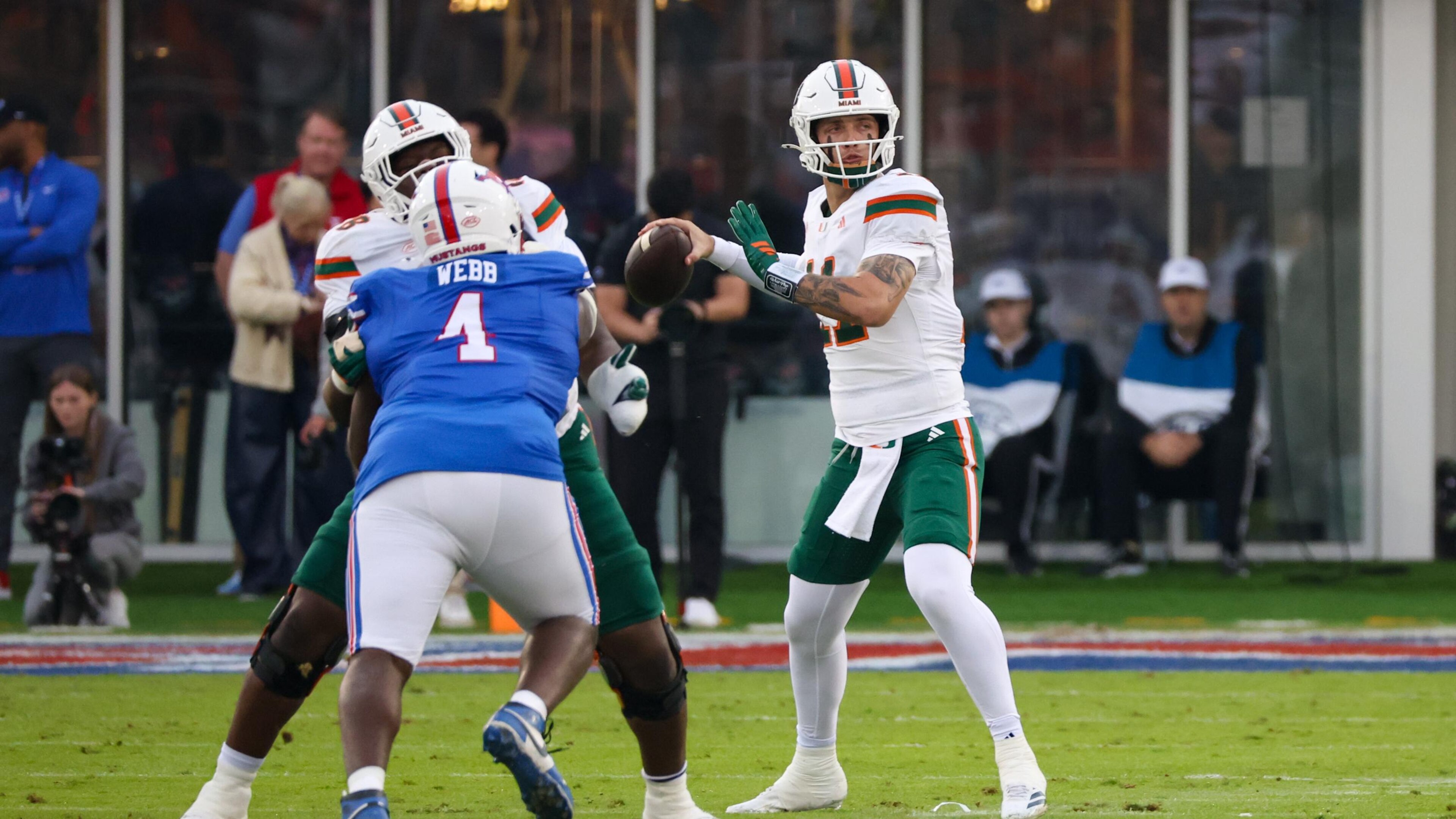 COLLEGE FOOTBALL: NOV 01 Miami at SMU COLLEGE FOOTBALL: NOV 01 Miami at SMU