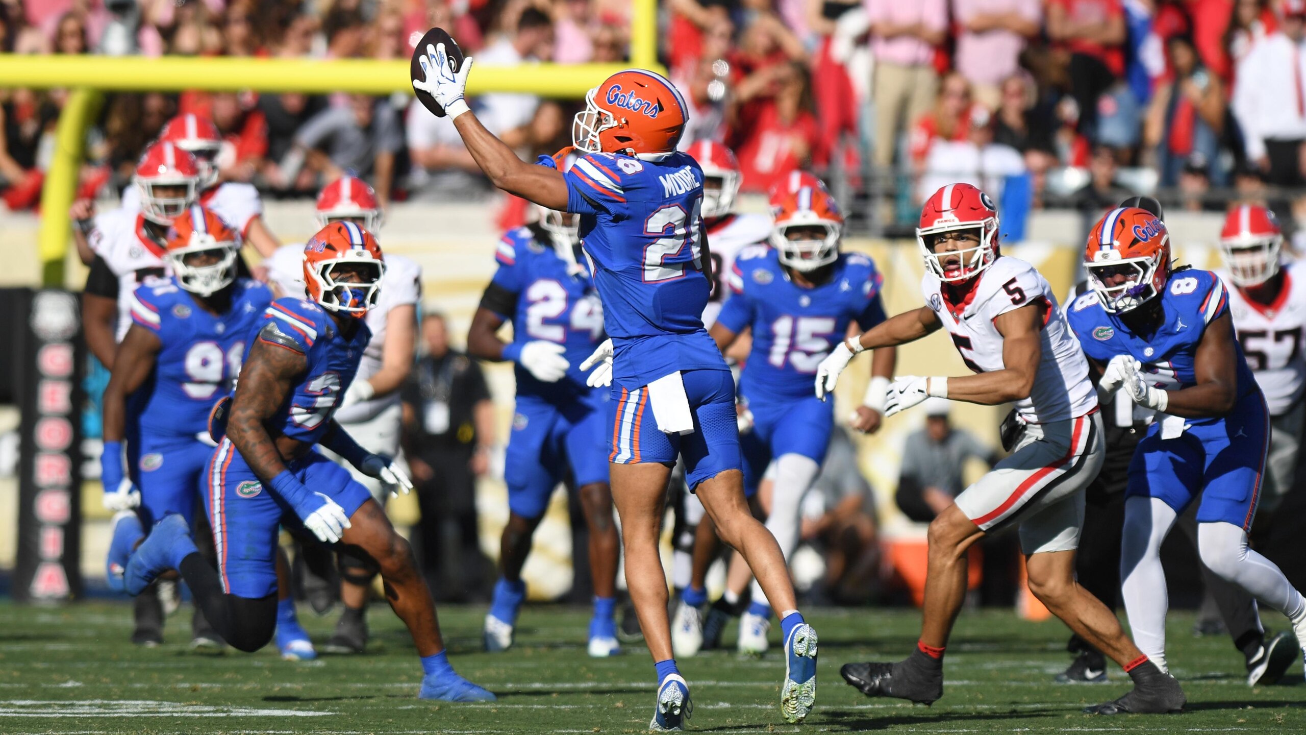 COLLEGE FOOTBALL: NOV 01 Georgia vs Florida