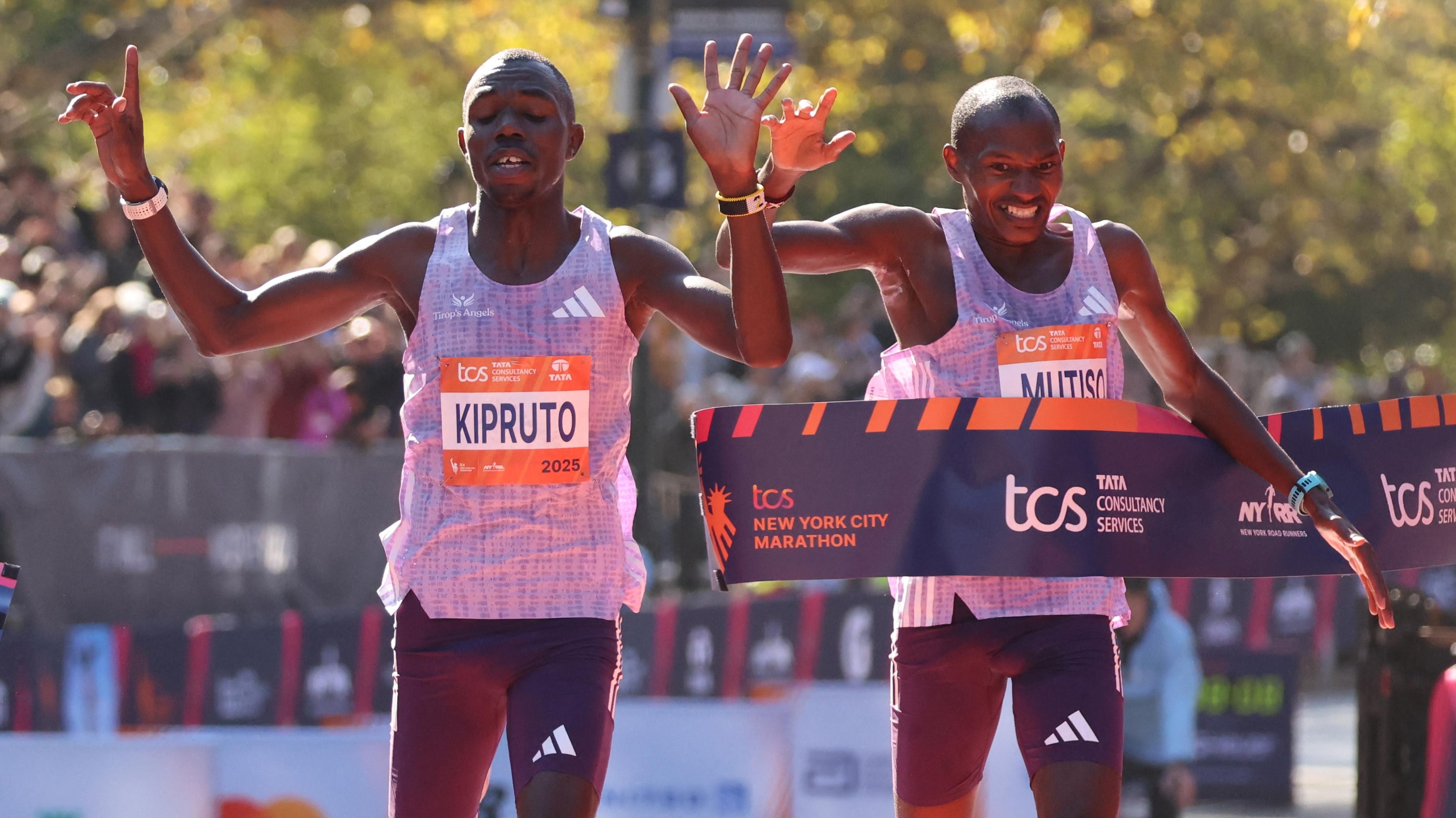 New York Marathon 2025 History Made by Benson Kipruto Photo Finish, Hellen Obiri Wins
