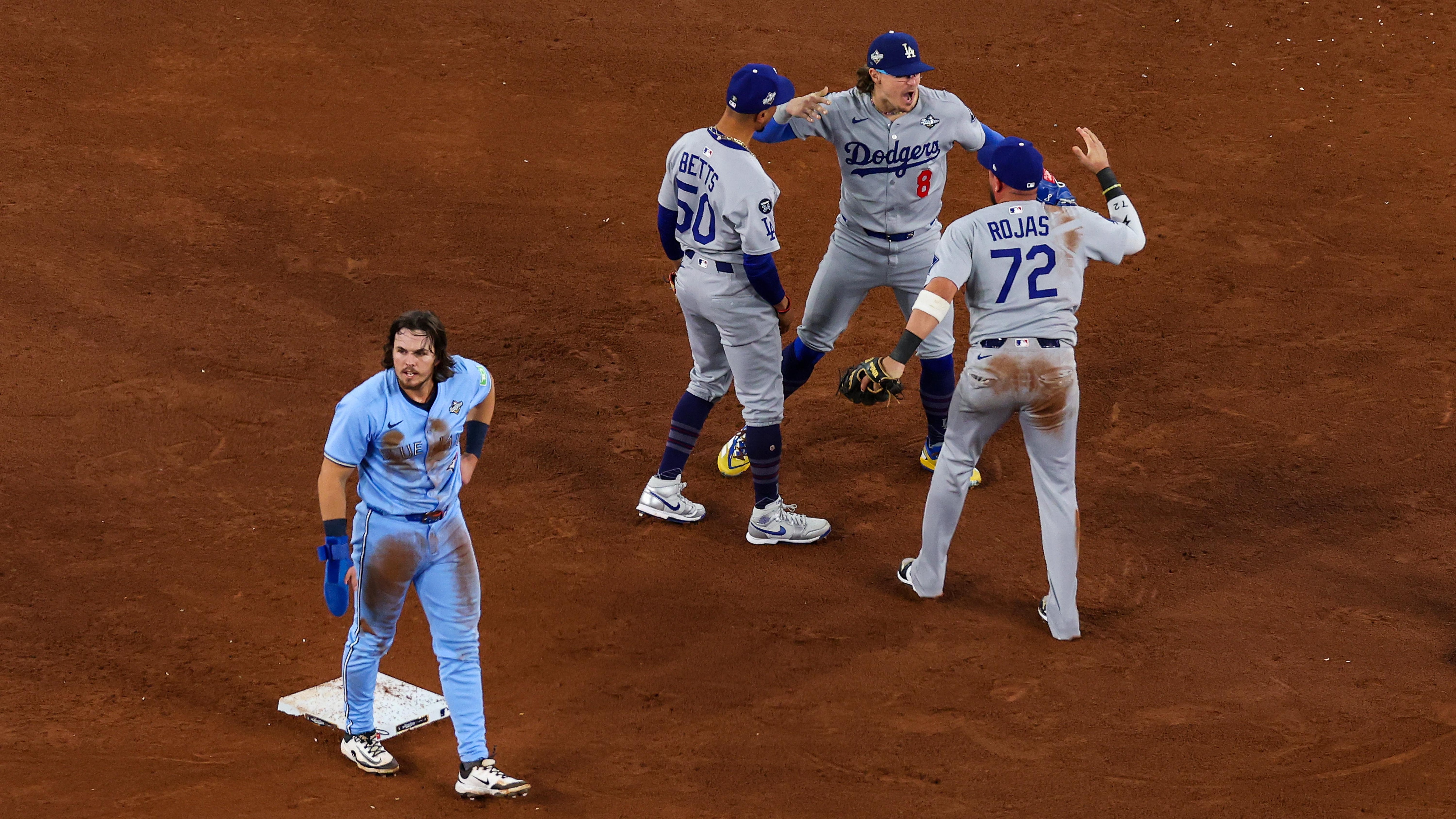 Blue Jays' Addison Barger Talks 'Bad Read' That Ended World Series G6 on Double Play
