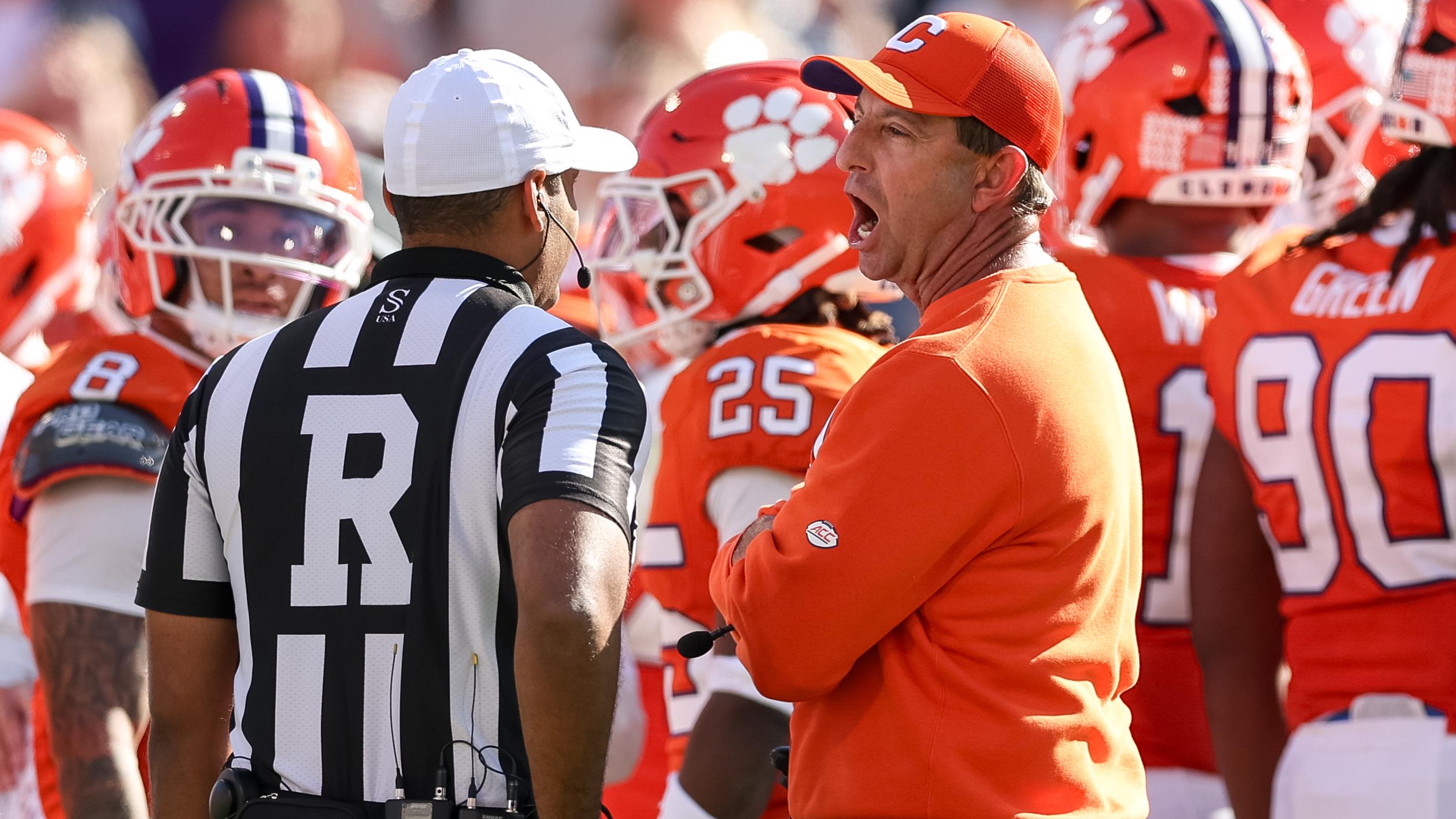 Clemson Fined by ACC for Dabo Swinney's Criticism of Referees After Loss to Duke Clemson Fined by ACC for Dabo Swinney's Criticism of Referees After Loss to Duke