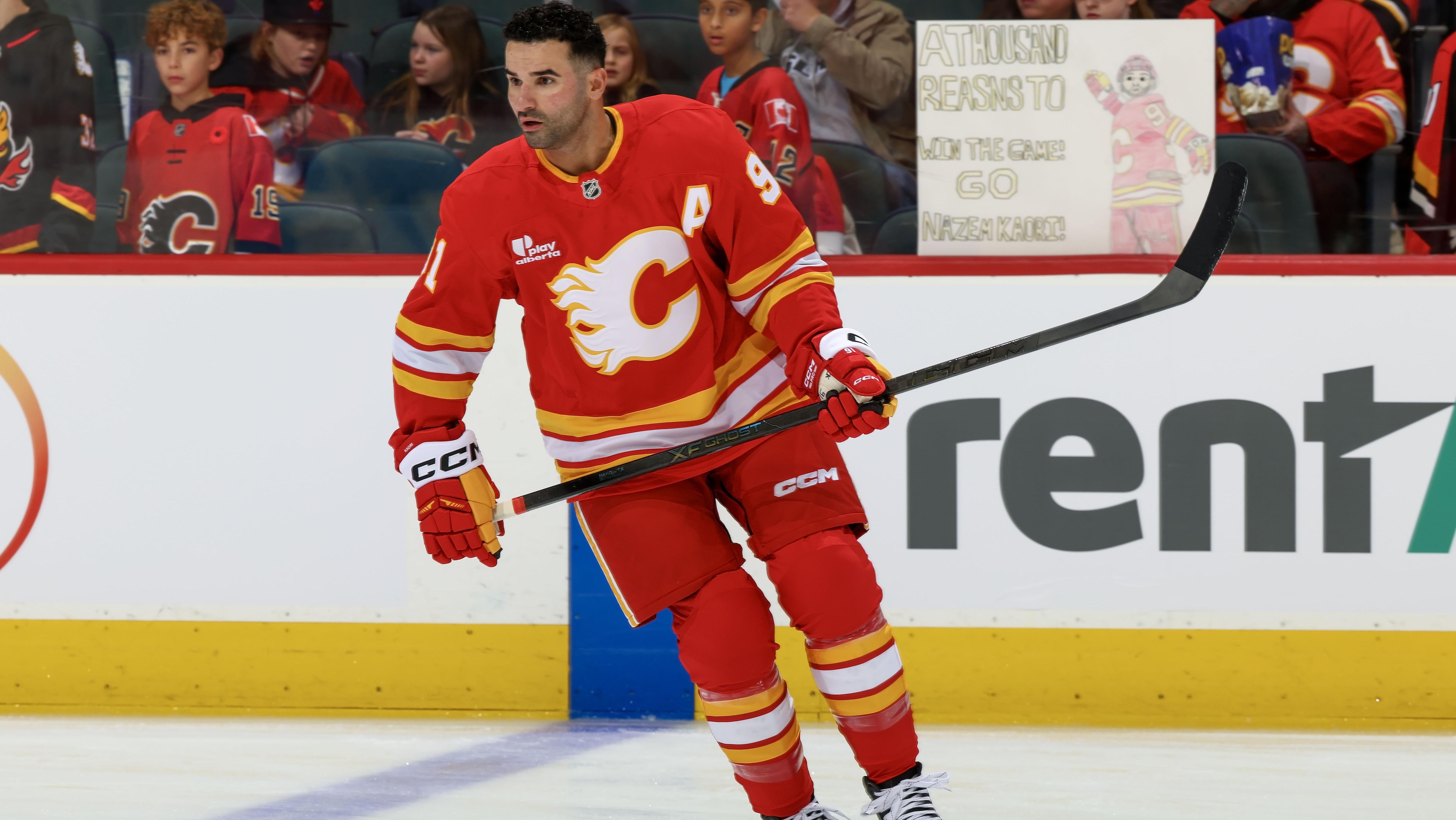 Calgary Flames v Columbus Blue Jackets