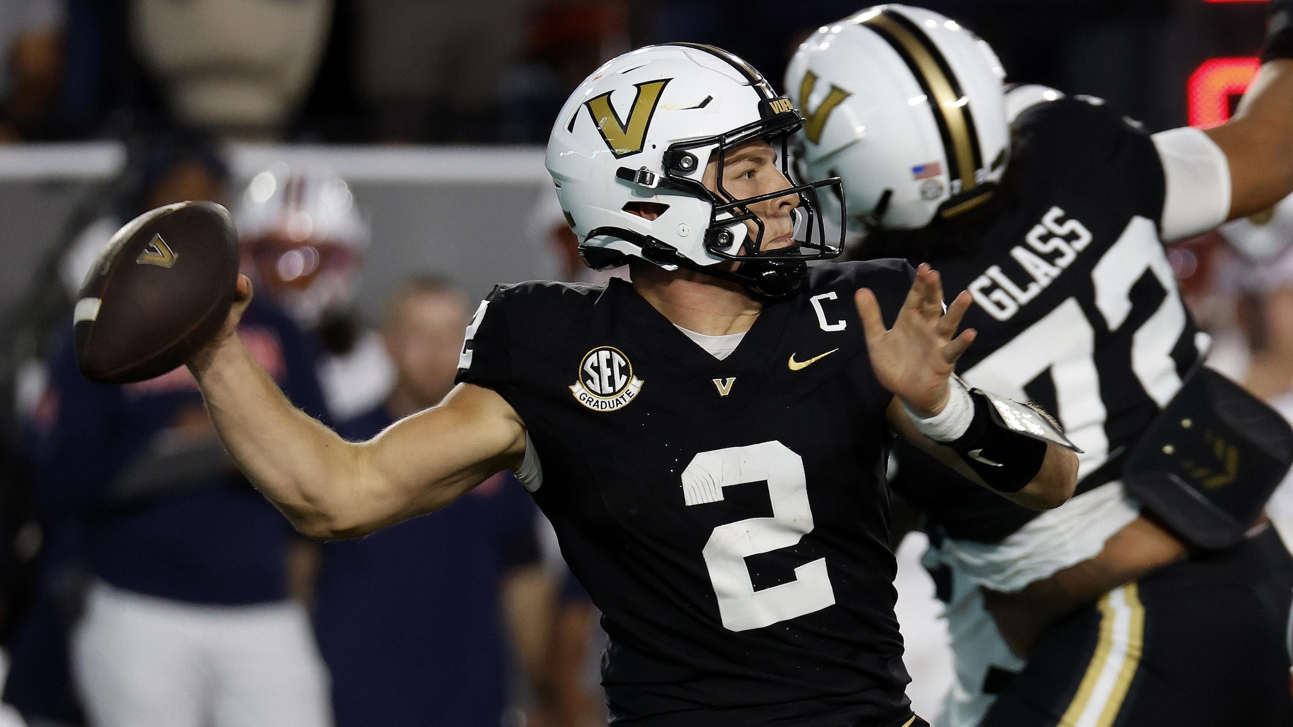 COLLEGE FOOTBALL: NOV 08 Auburn at Vanderbilt COLLEGE FOOTBALL: NOV 08 Auburn at Vanderbilt