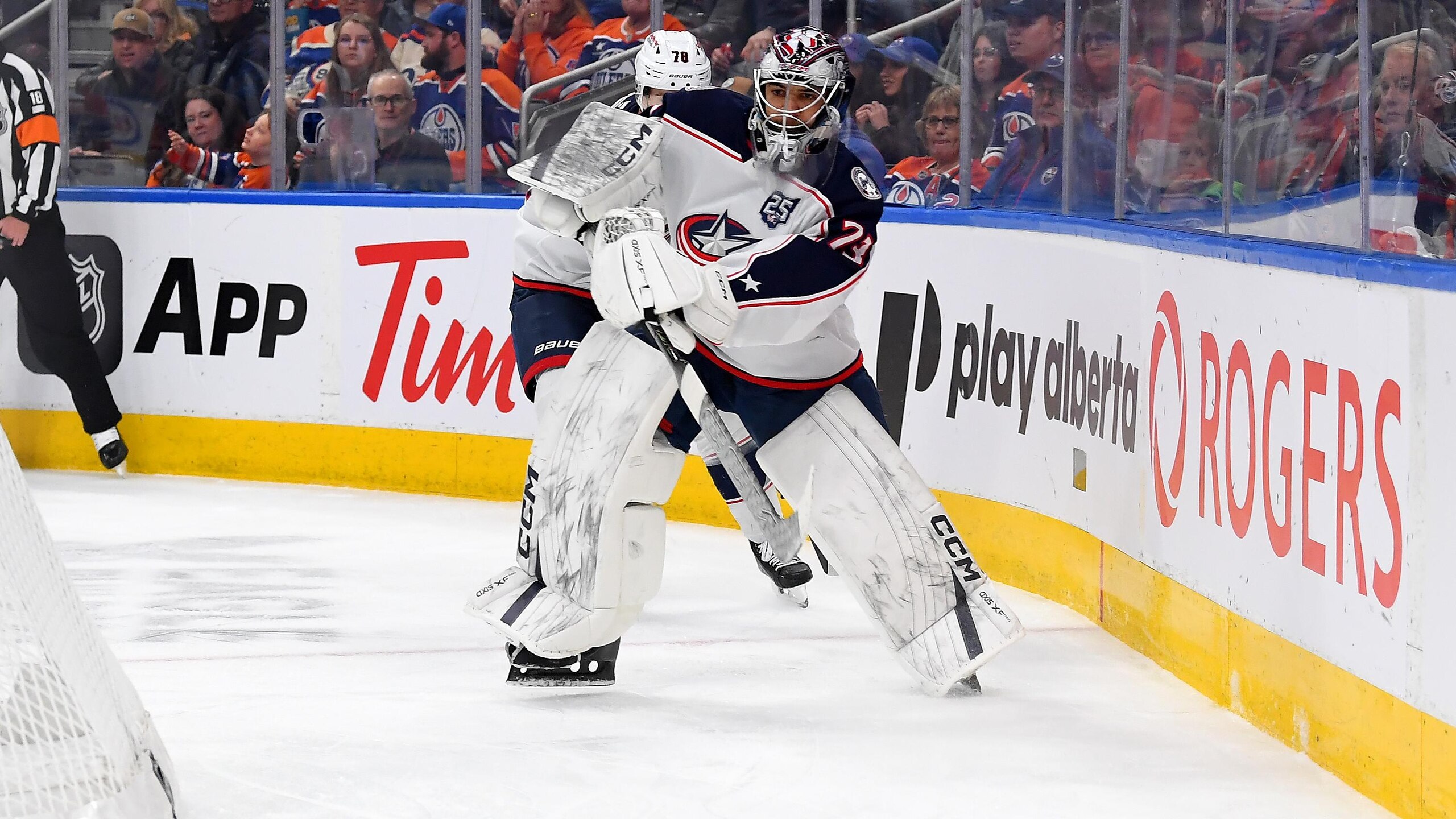 Columbus Blue Jackets v Edmonton Oilers