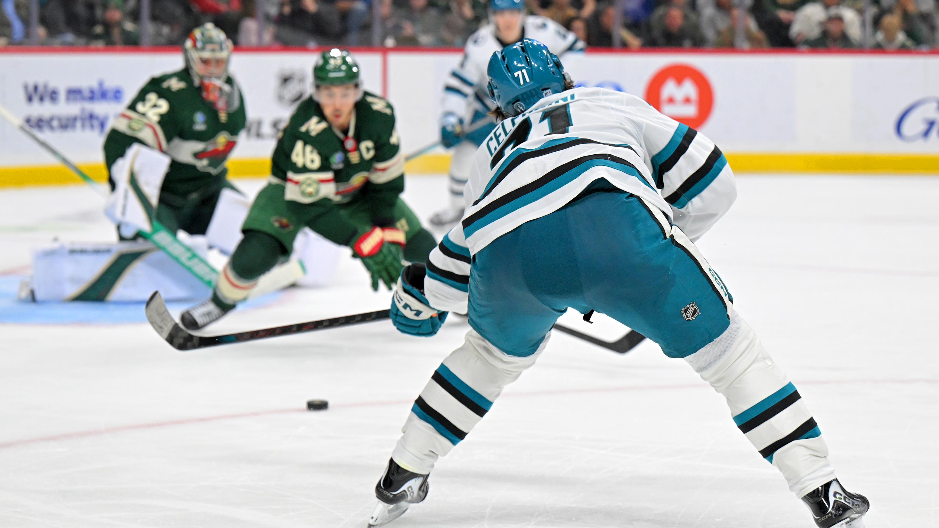 NHL: NOV 11 Sharks at Wild