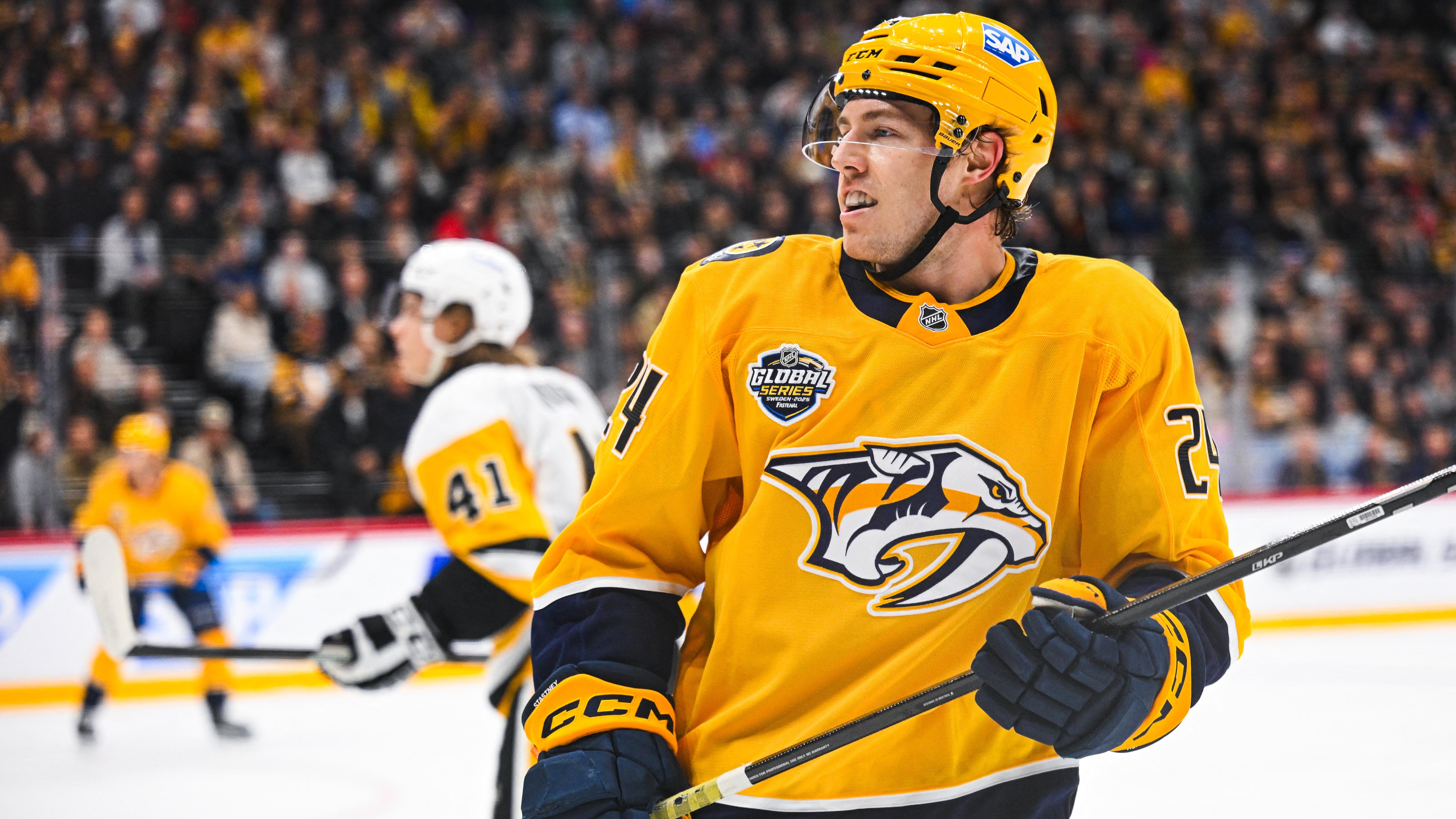 IHOCKEY-NHL-SWE-GLOBAL SERIES-PITTSBURGH-NASHVILLE