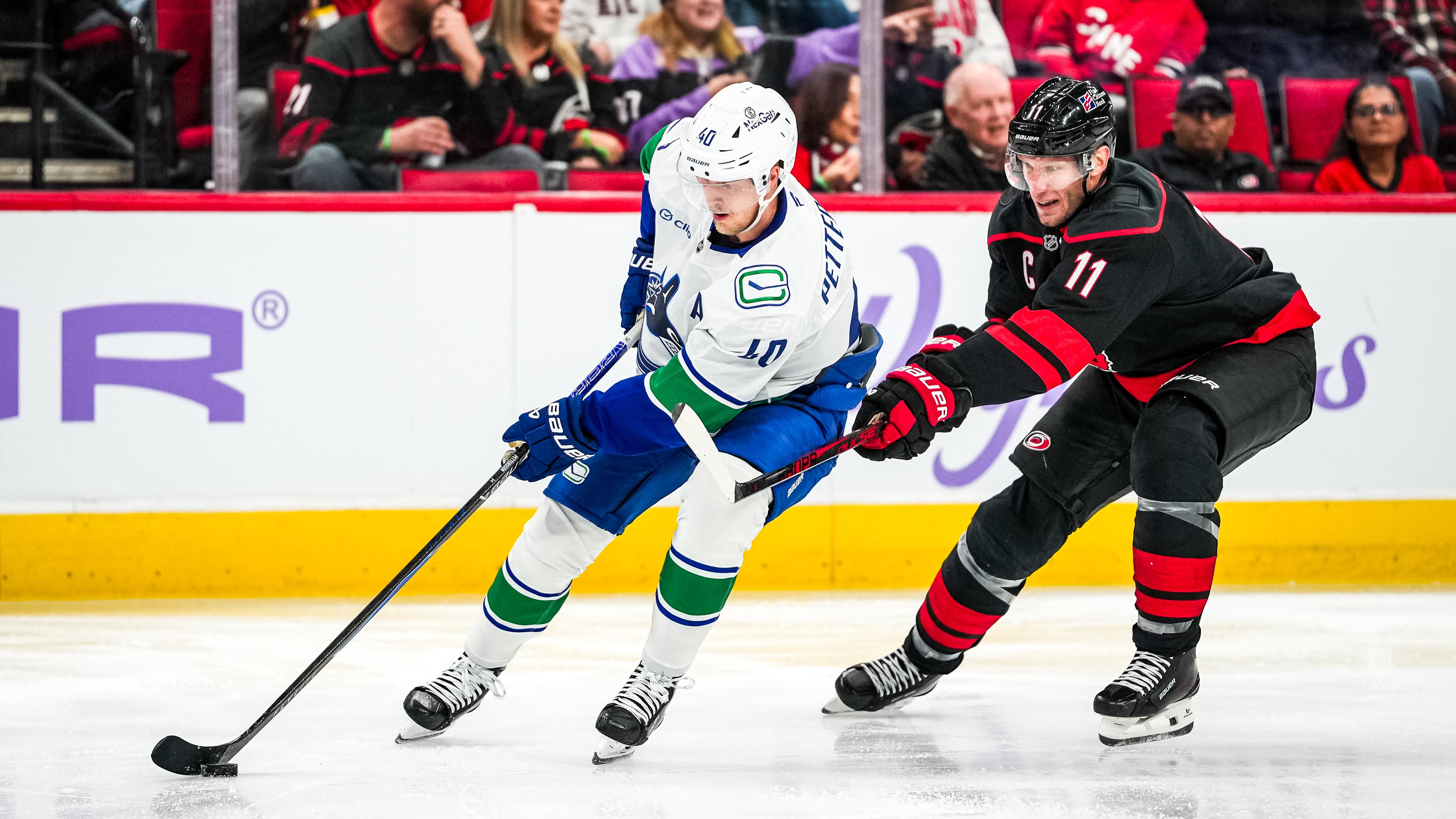 Vancouver Canucks v Carolina Hurricanes