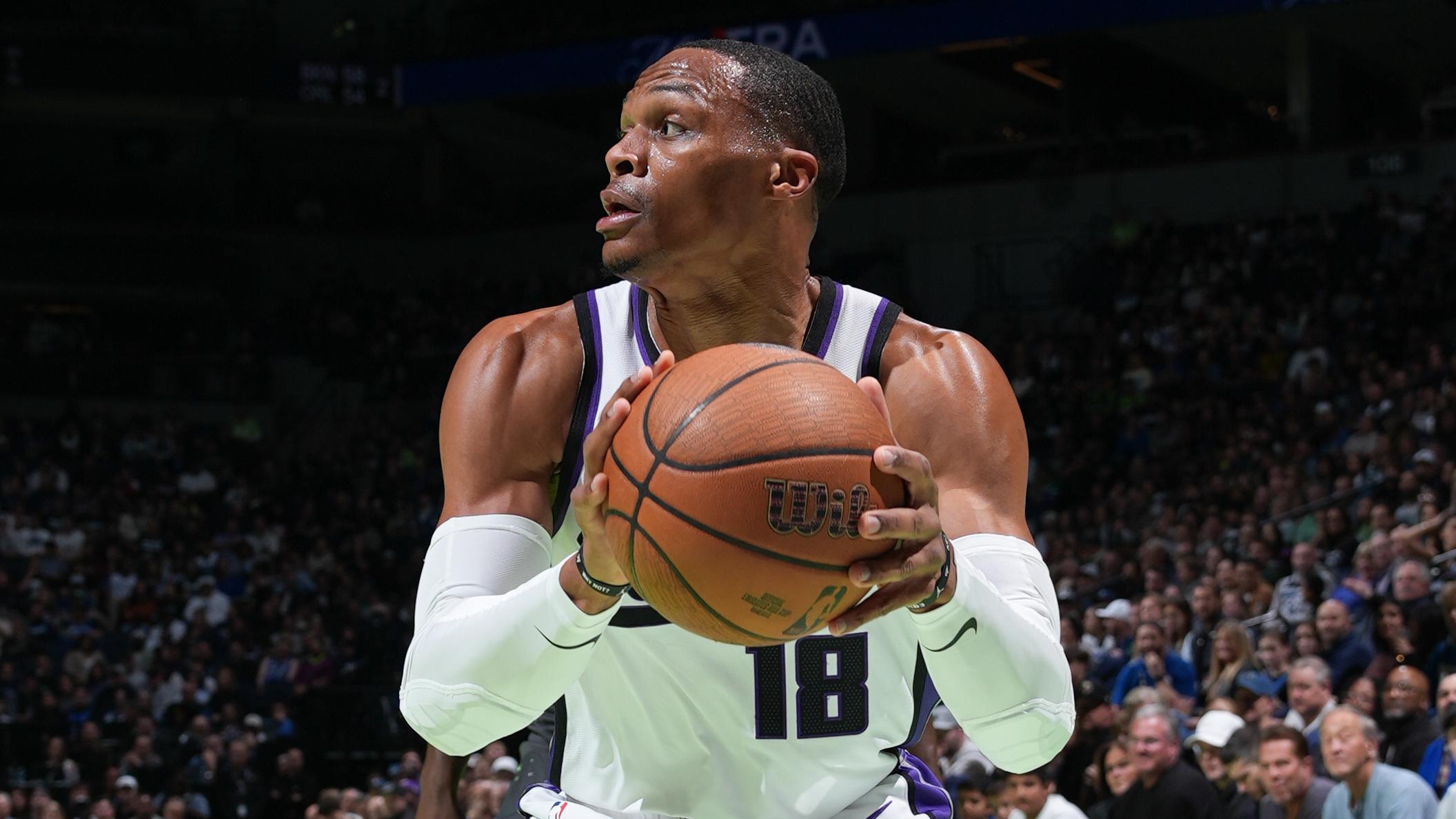 Kings' Westbrook Joins LeBron in 25K-10K Club