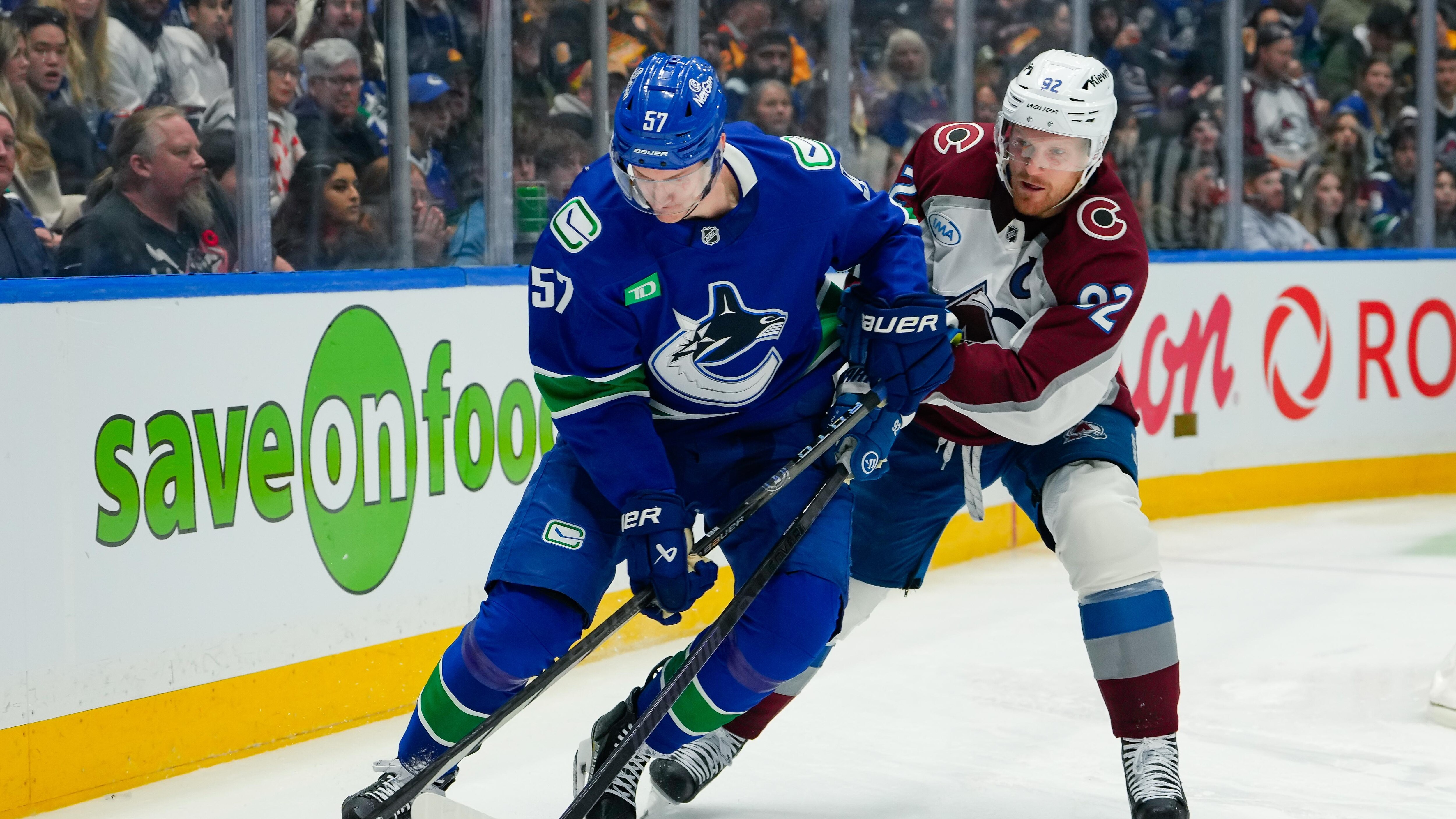 Colorado Avalanche v Vancouver Canucks