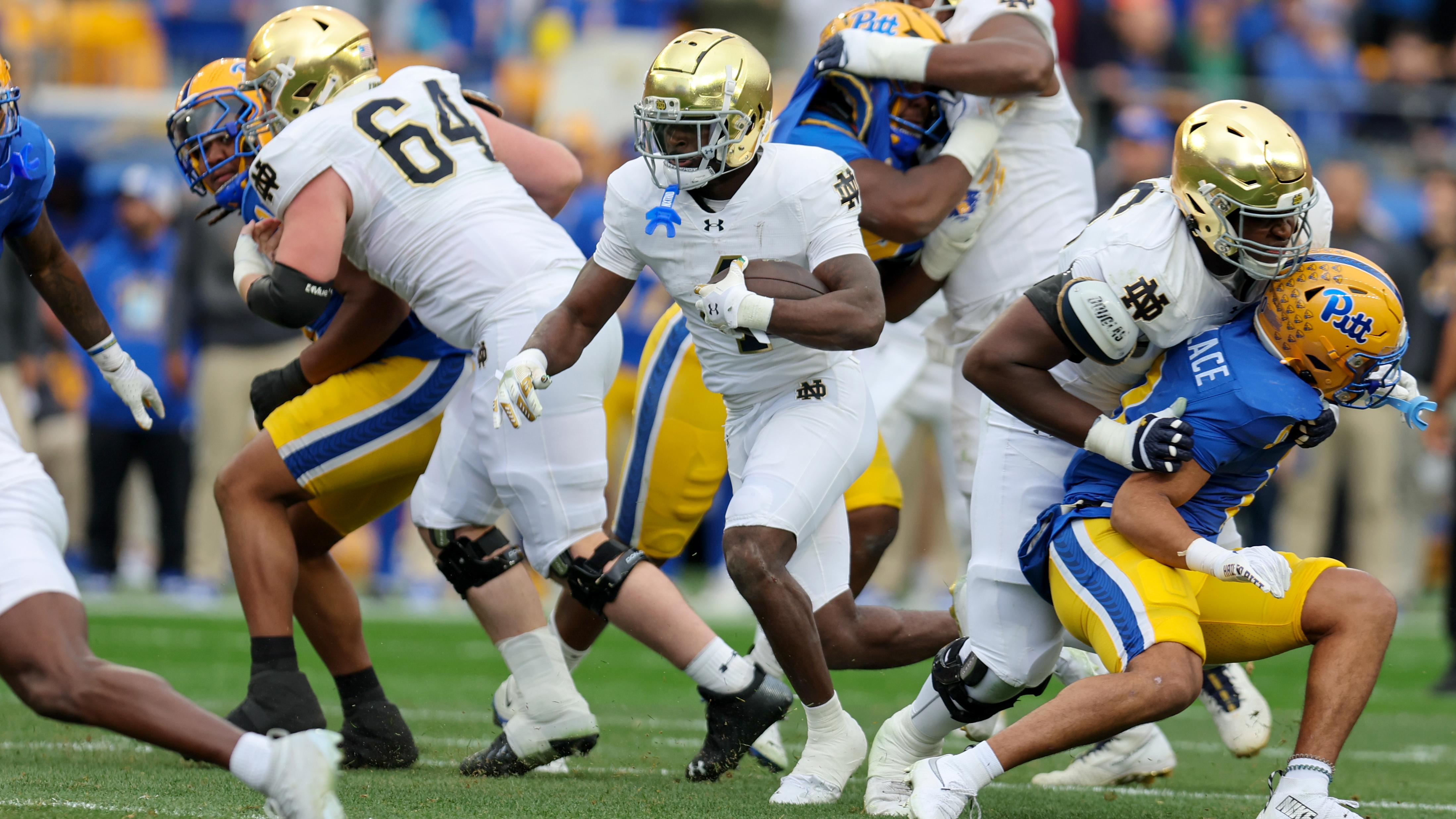 COLLEGE FOOTBALL: NOV 15 Notre Dame at Pitt