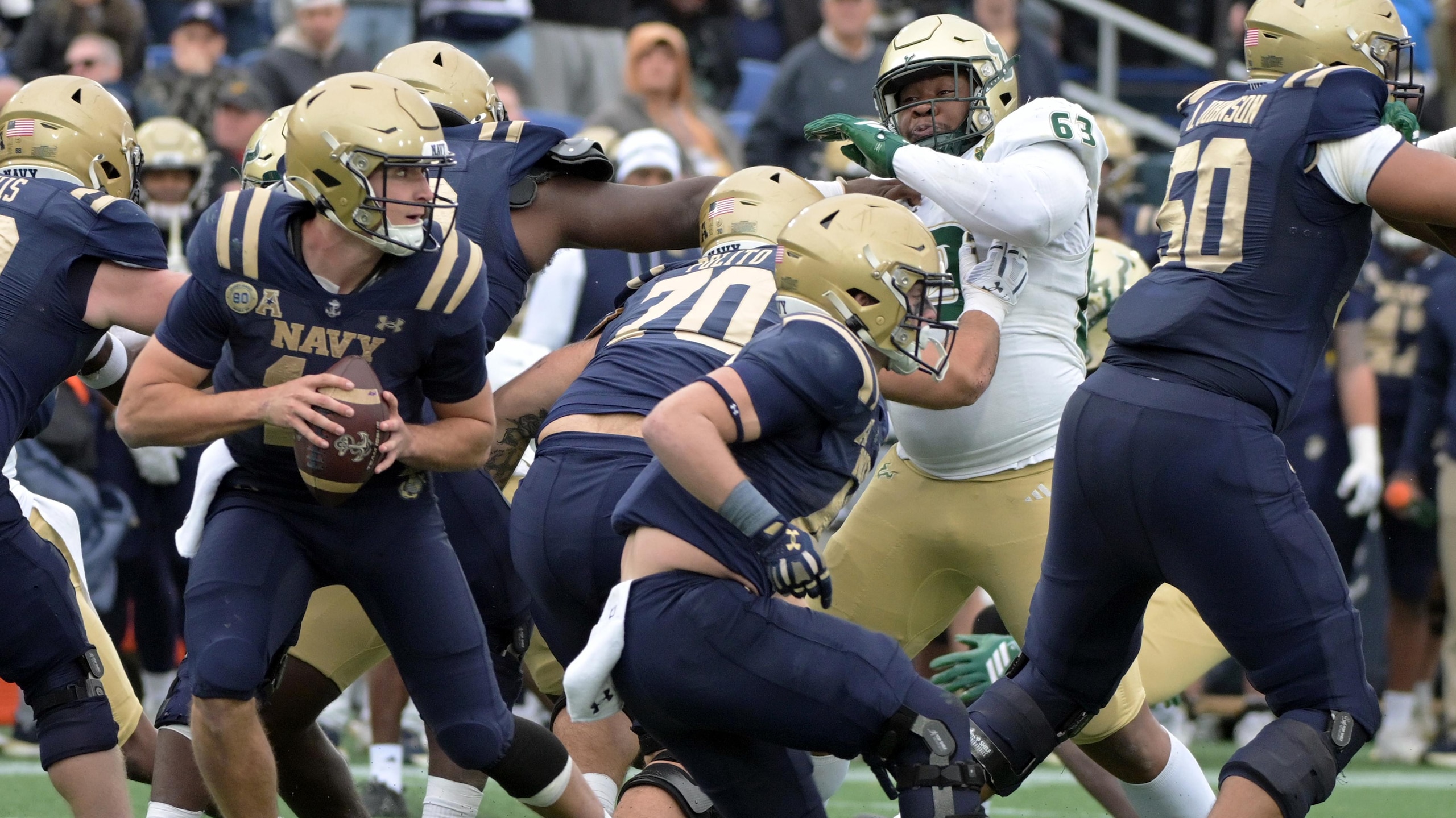 COLLEGE FOOTBALL: NOV 15 South Florida at Navy