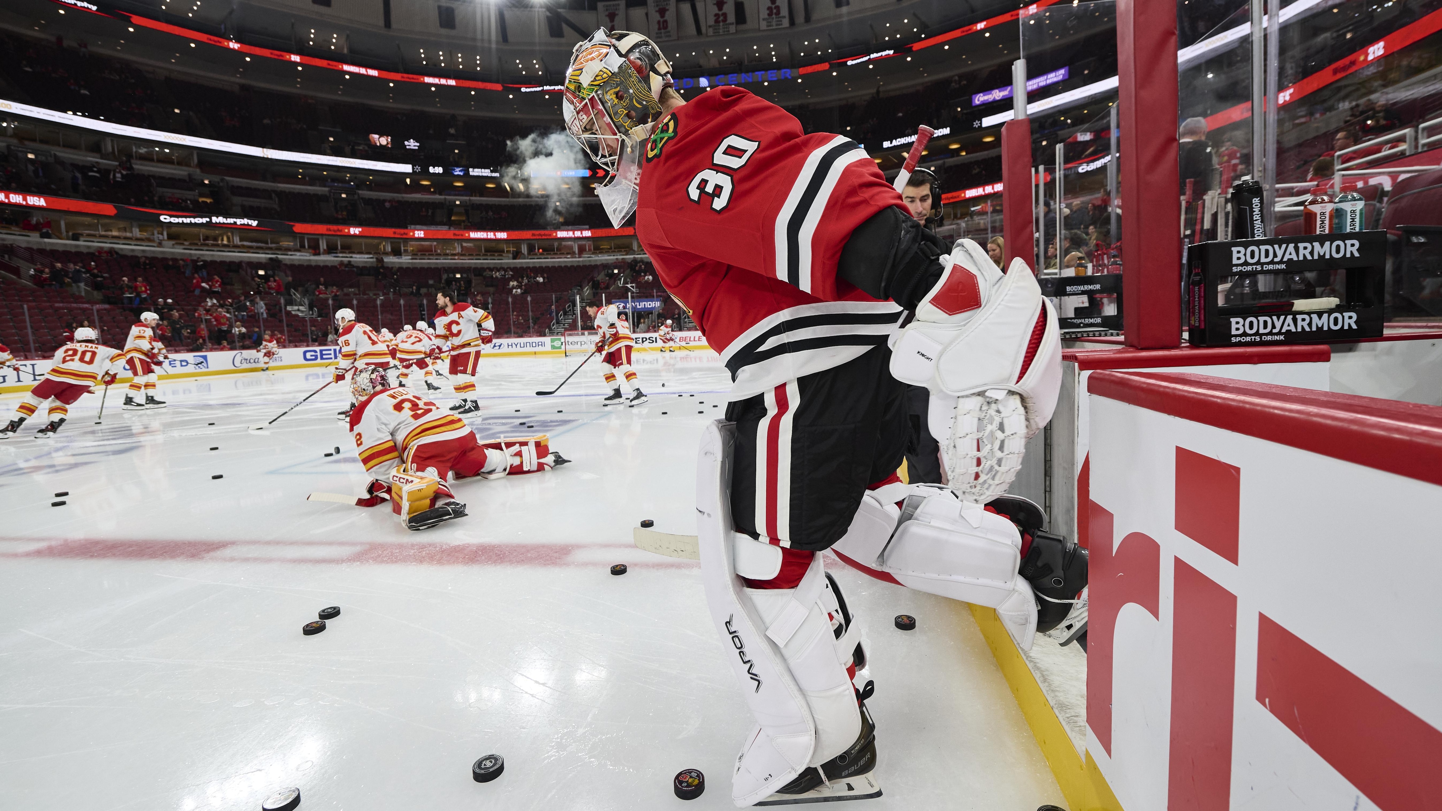 Calgary Flames v Chicago Blackhawks