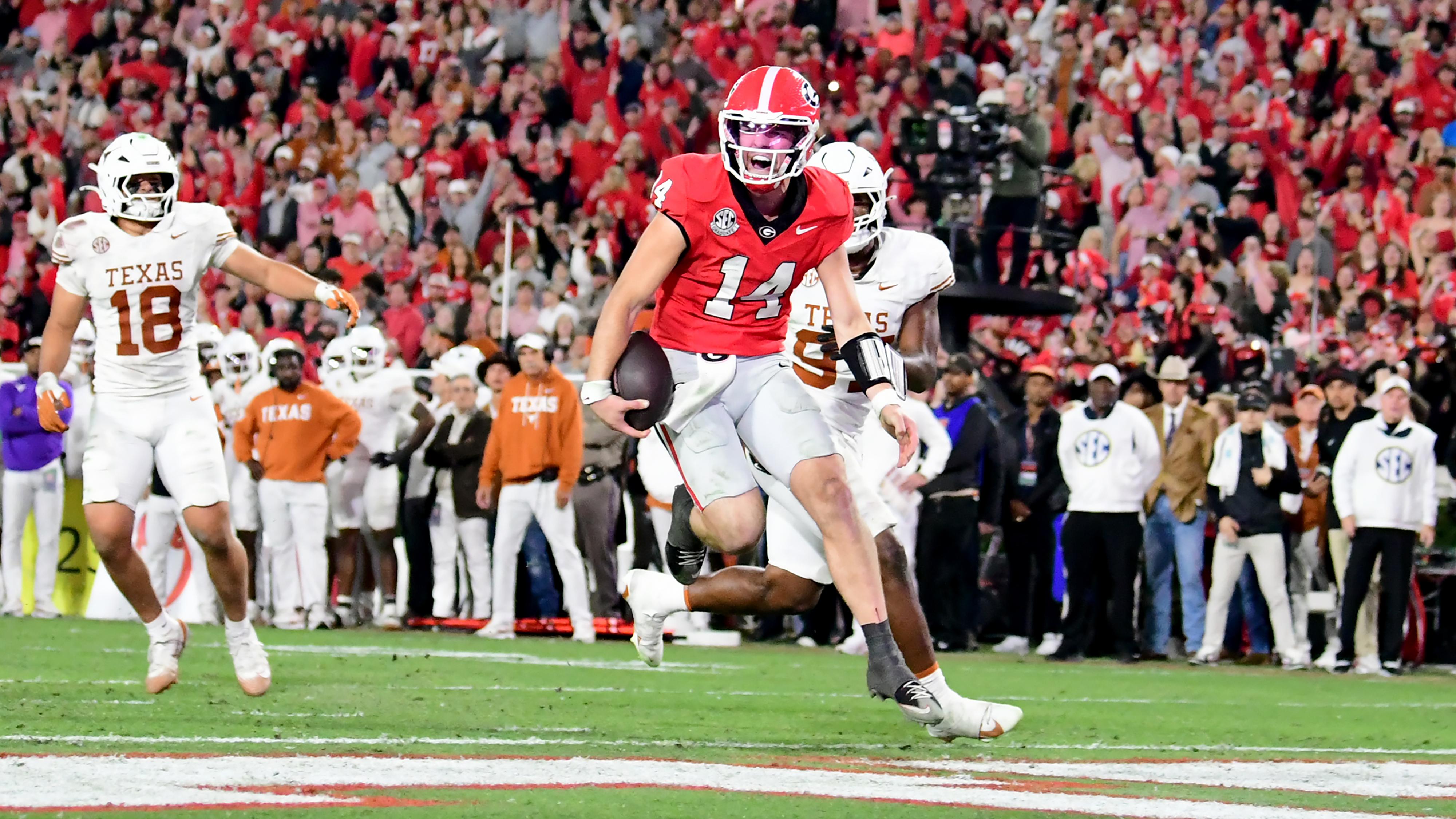 Georgia Bulldogs v. Texas Longhorns