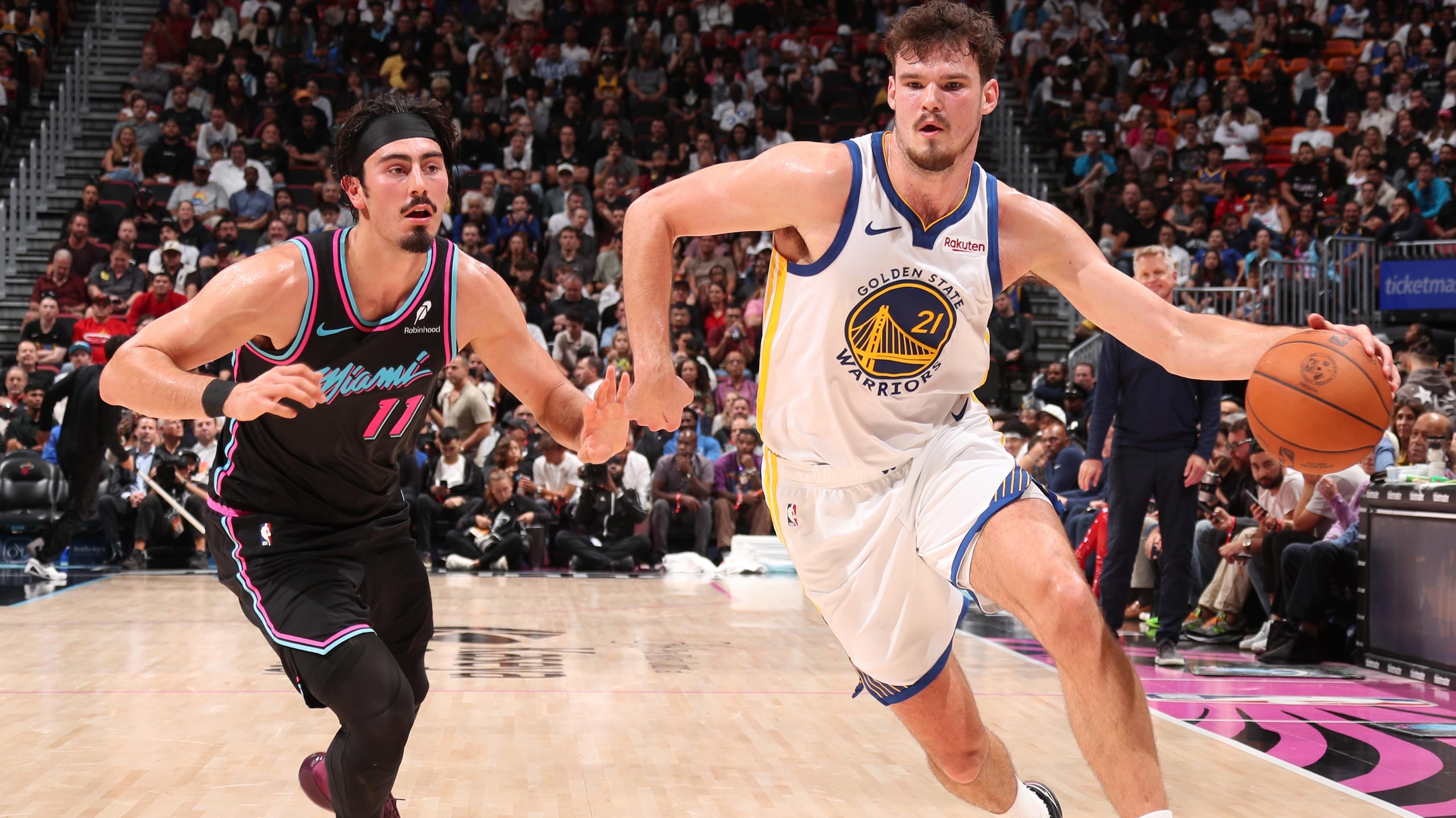 Golden State Warriors v Miami Heat