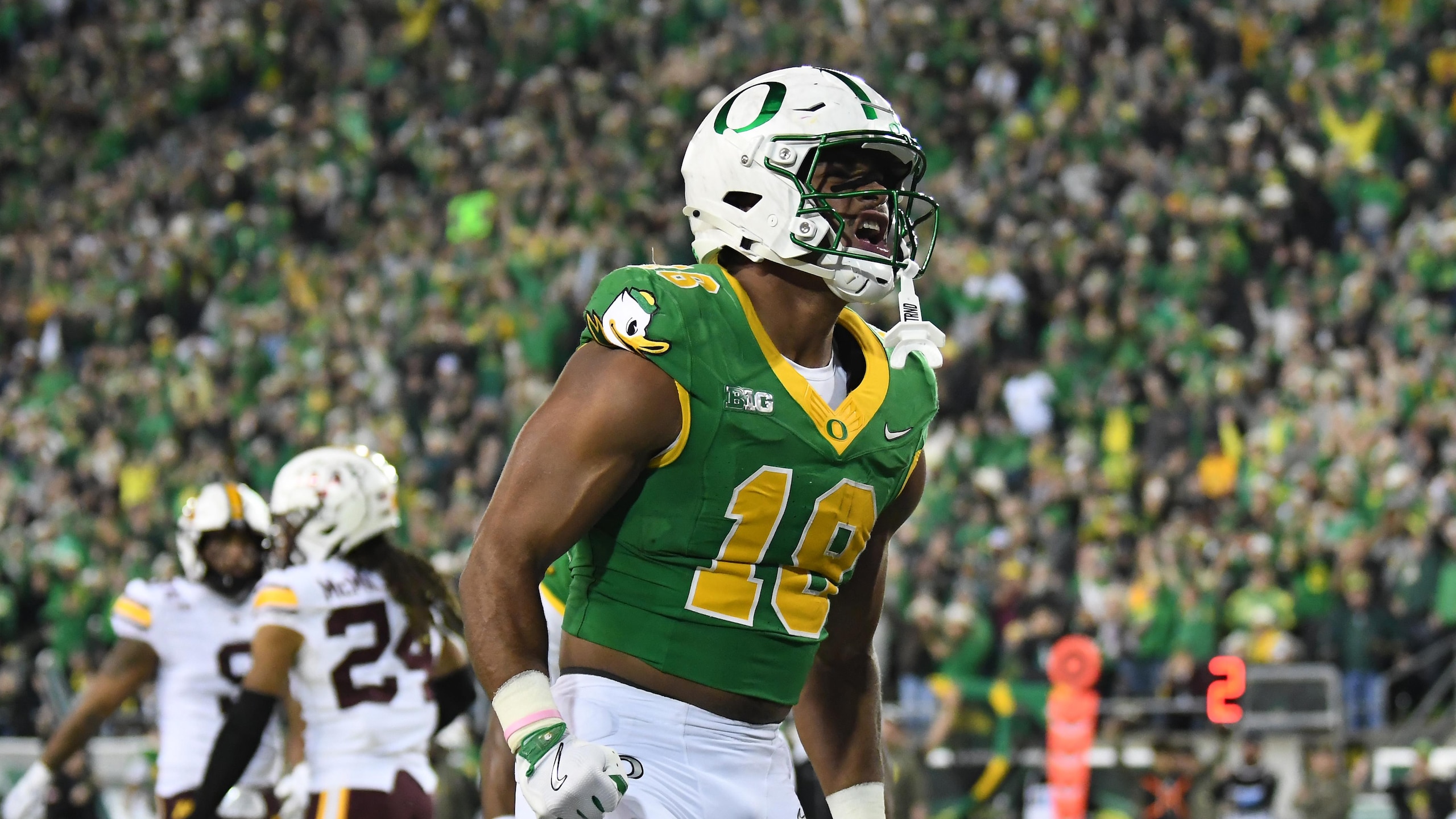 COLLEGE FOOTBALL: NOV 14 Minnesota at Oregon COLLEGE FOOTBALL: NOV 14 Minnesota at Oregon