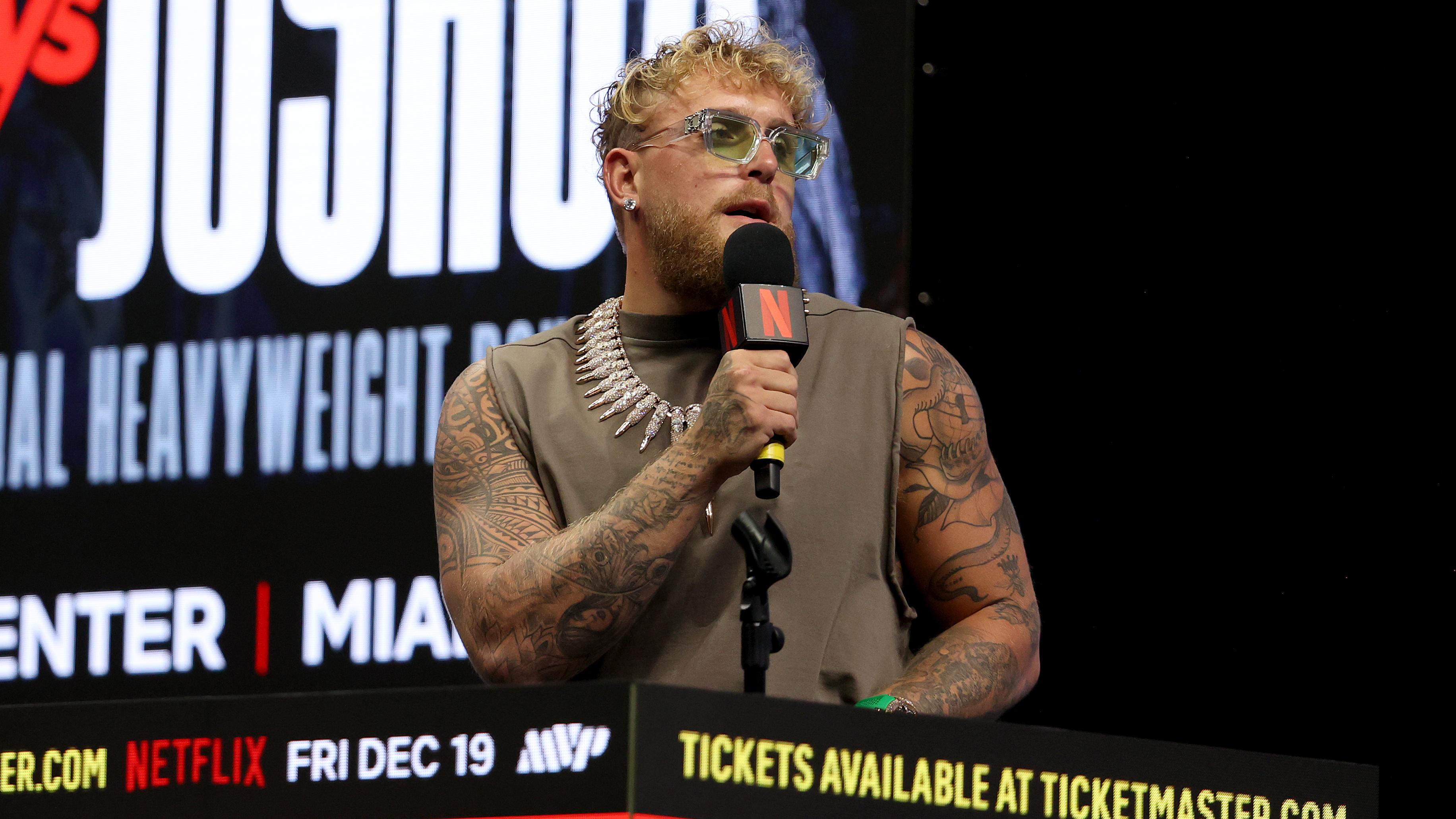 Jake Paul v Anthony Joshua - Press Conference
