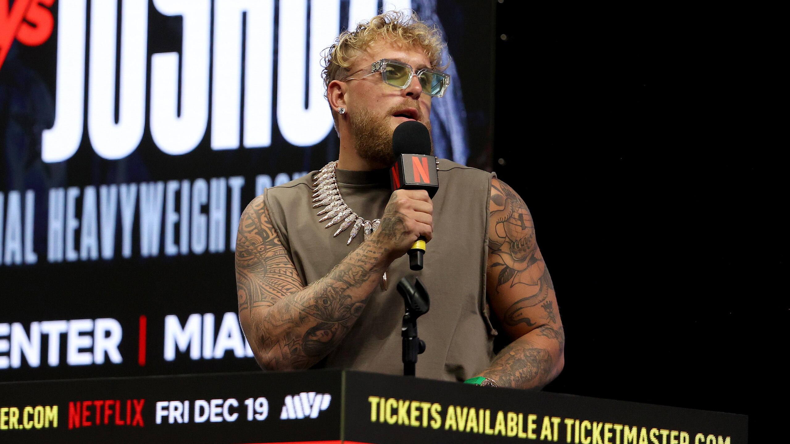 Jake Paul v Anthony Joshua - Press Conference